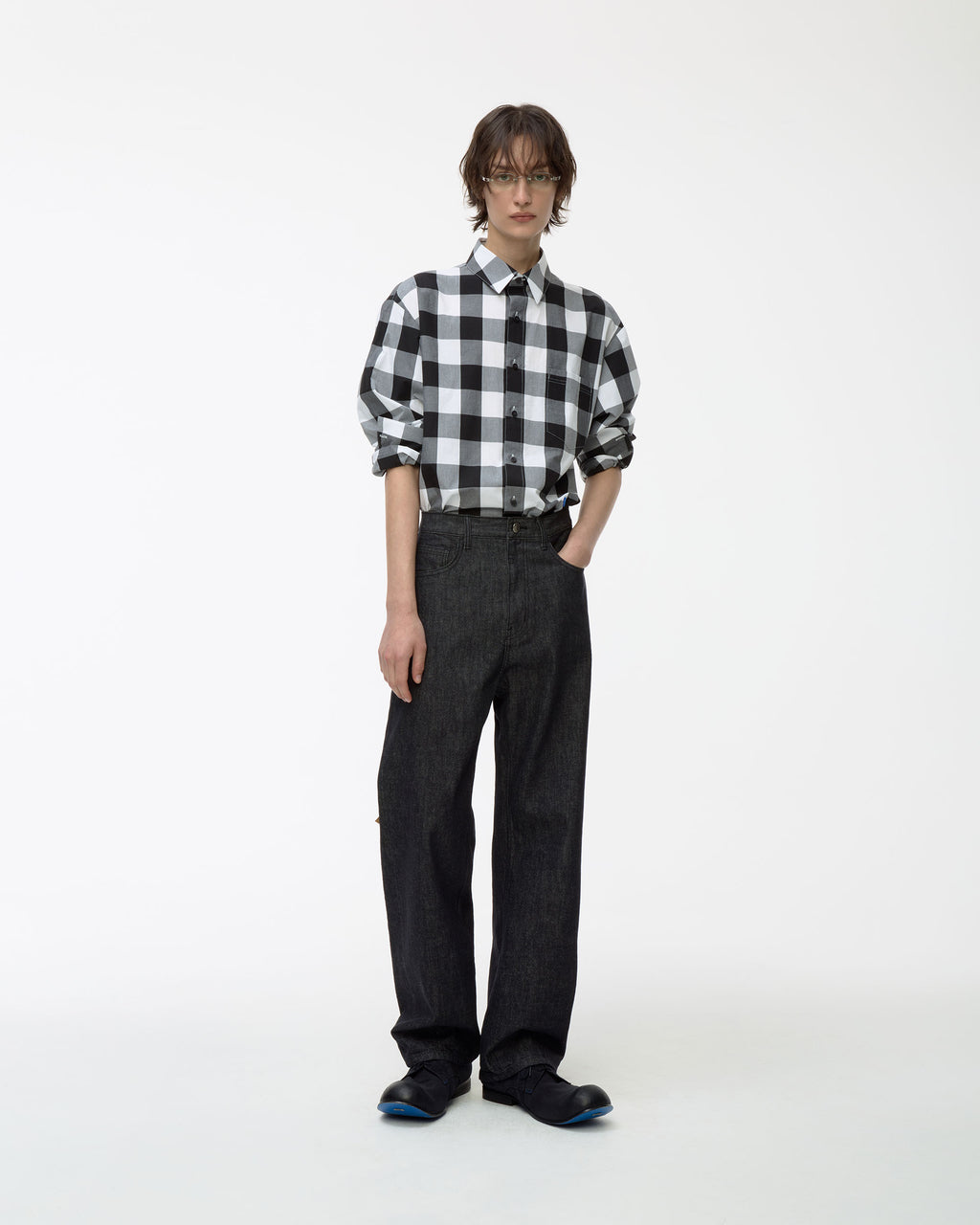Ader Error - Sig; BL Tag shirt 04 (Noir) product image 13 | TRAB K-Fashion Australia