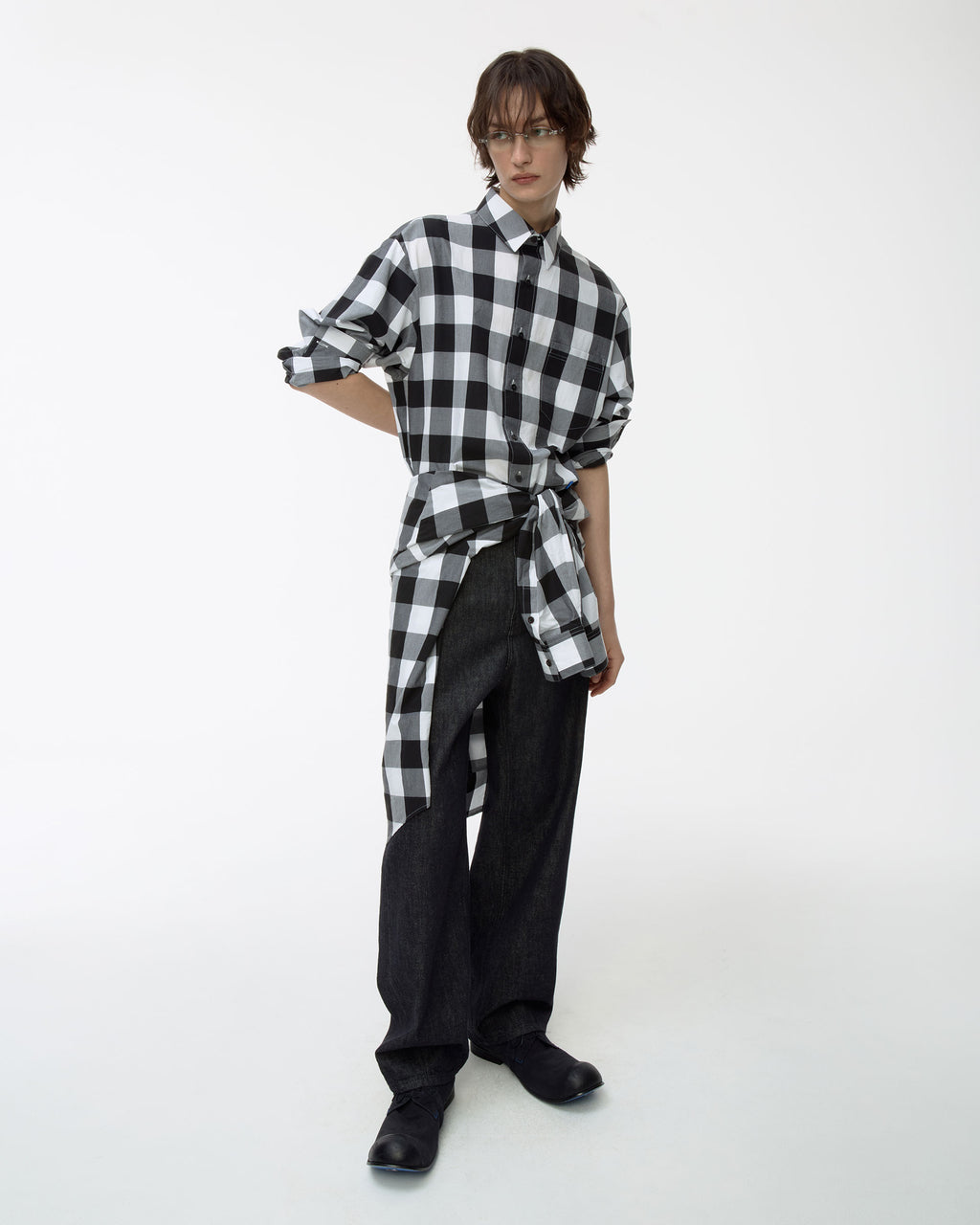 Ader Error - Sig; BL Tag shirt 04 (Noir) product image 15 | TRAB K-Fashion Australia