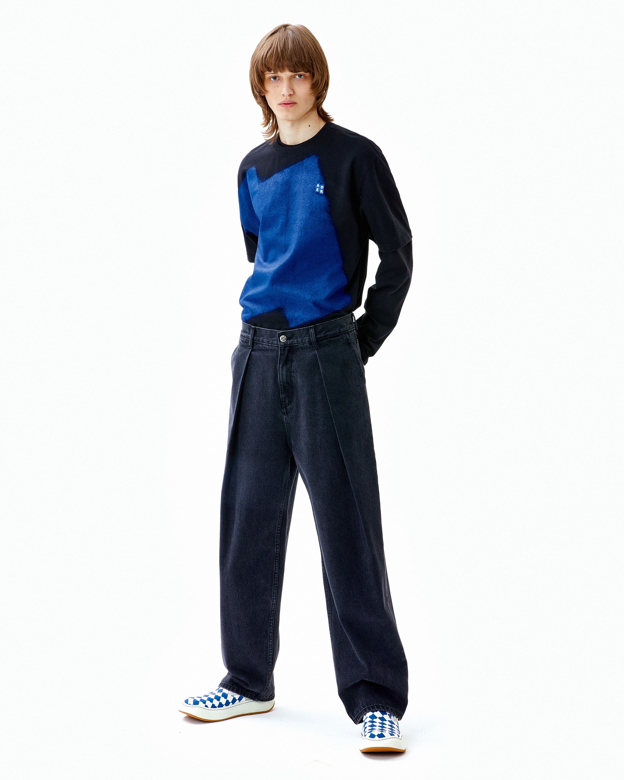 Ader Error - Sig; BL Tag t-shirt 03 (Noir) product image 1 | TRAB K-Fashion Australia