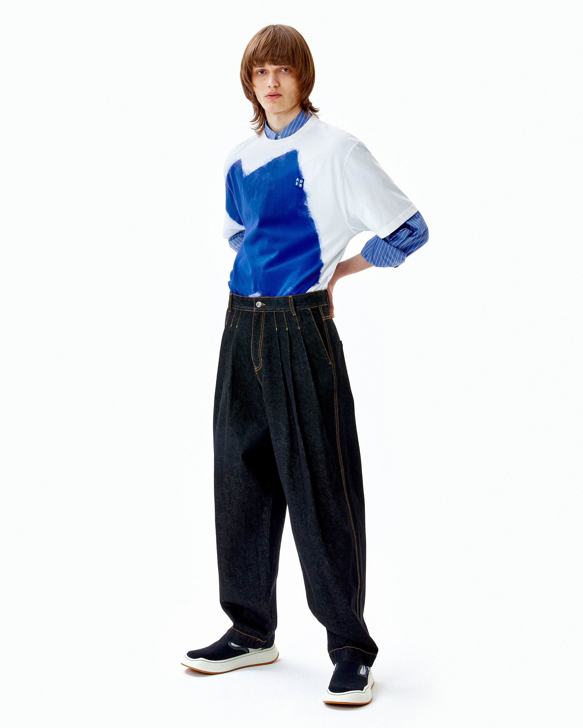 Ader Error - Sig; BL Tag t-shirt 03 (Off White) product image 1 | TRAB K-Fashion Australia