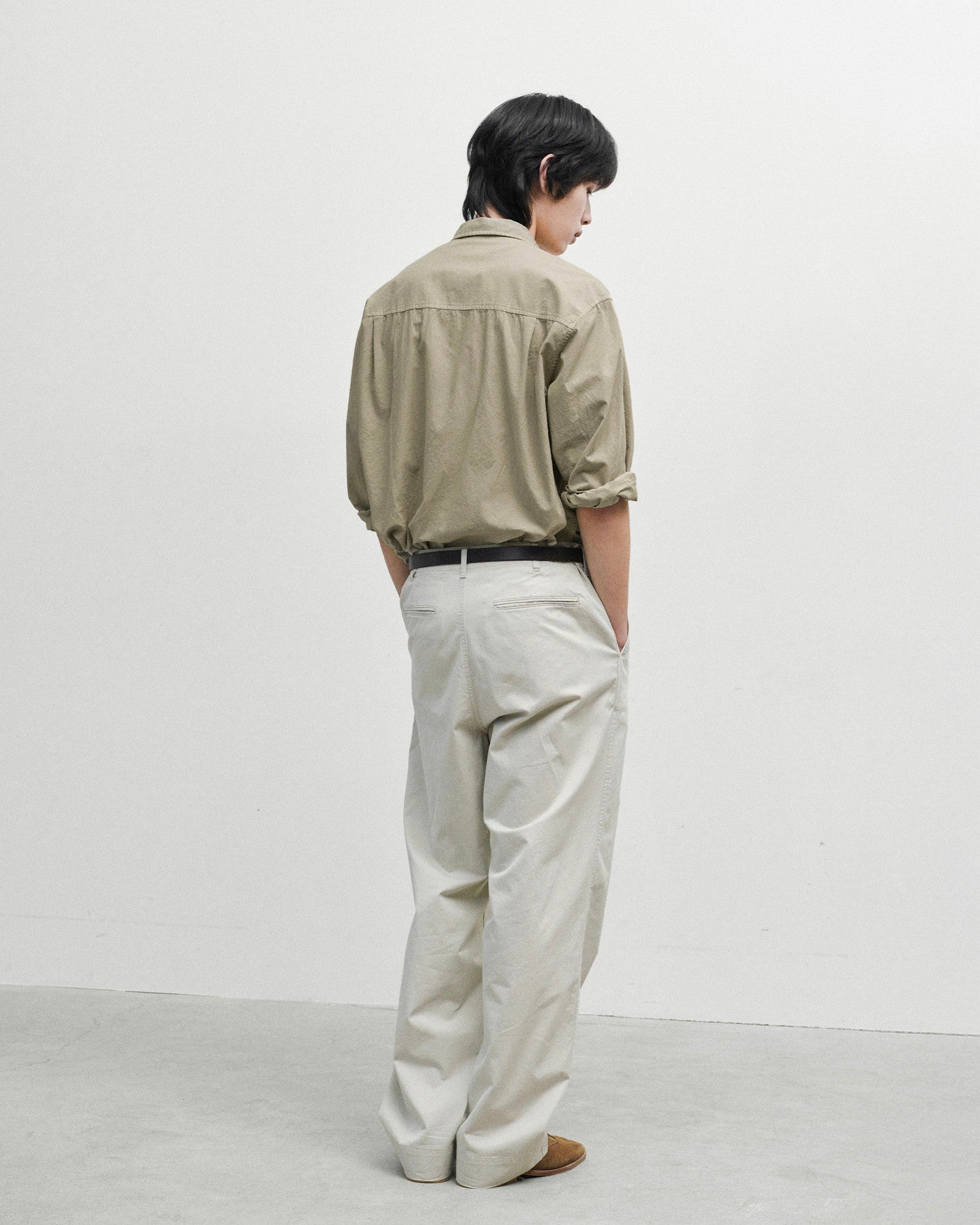 Brownyard - Vintage Cotton Pants (Stone) product image 3 | TRAB K-Fashion Australia