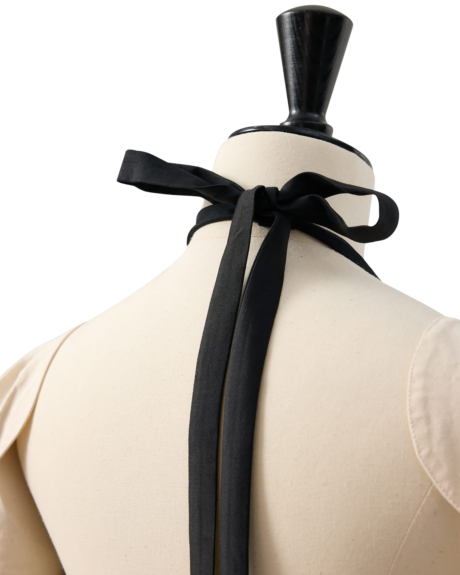Kimhe Kim - Pearl Beads Wool-Silk Draped Apron (Black) product image 12 | TRAB K-Fashion Australia