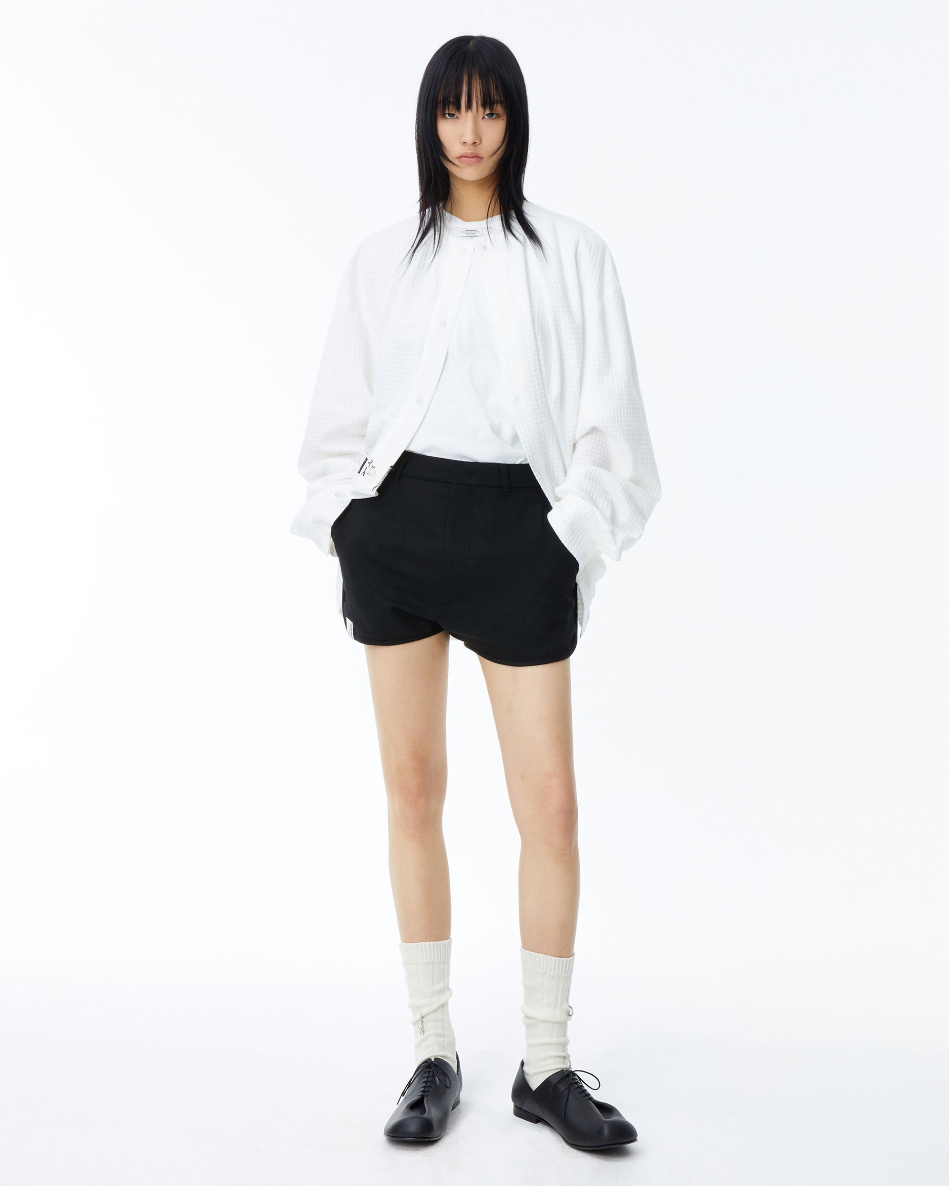 Ader Error - Sisti shorts (Noir) product image 1 | TRAB K-Fashion Australia