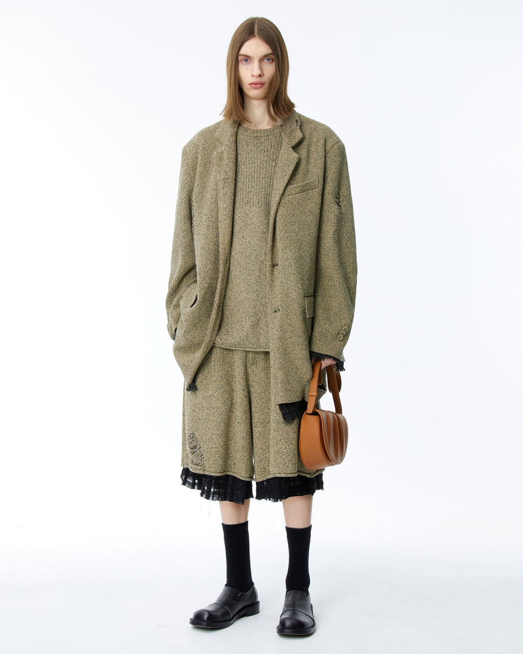 Ader Error - Varto shorts (Beige) product image 1 | TRAB K-Fashion Australia