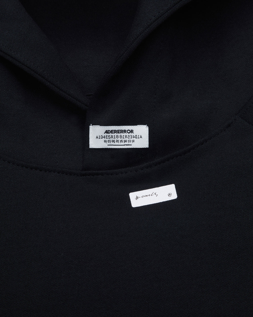 Ader Error - Langle hoodie (Noir) product image 6 | TRAB K-Fashion Australia