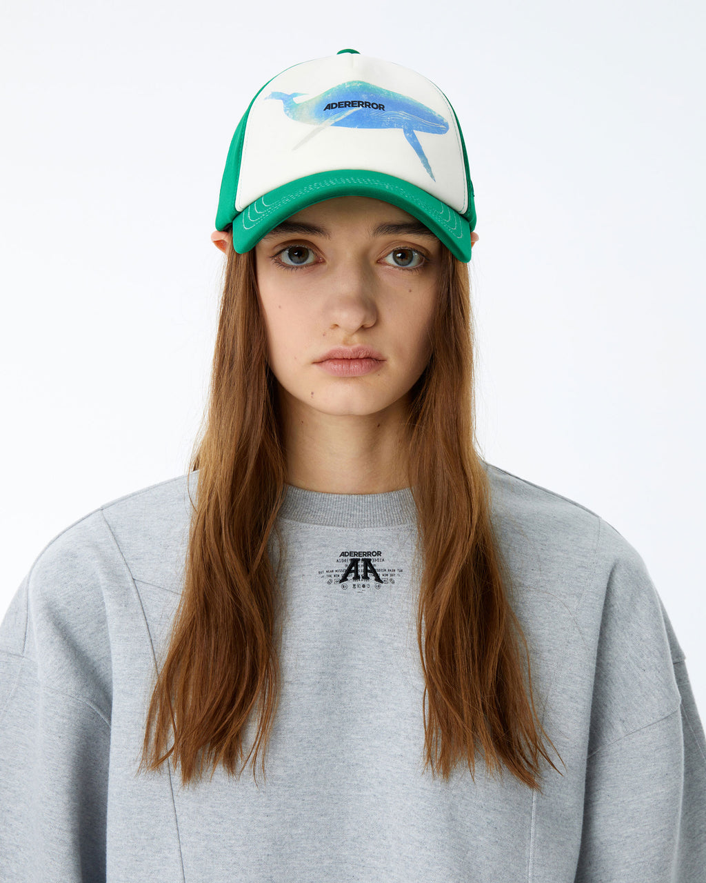 Ader Error - Blue whale cap (Green) product image 5 | TRAB K-Fashion Australia