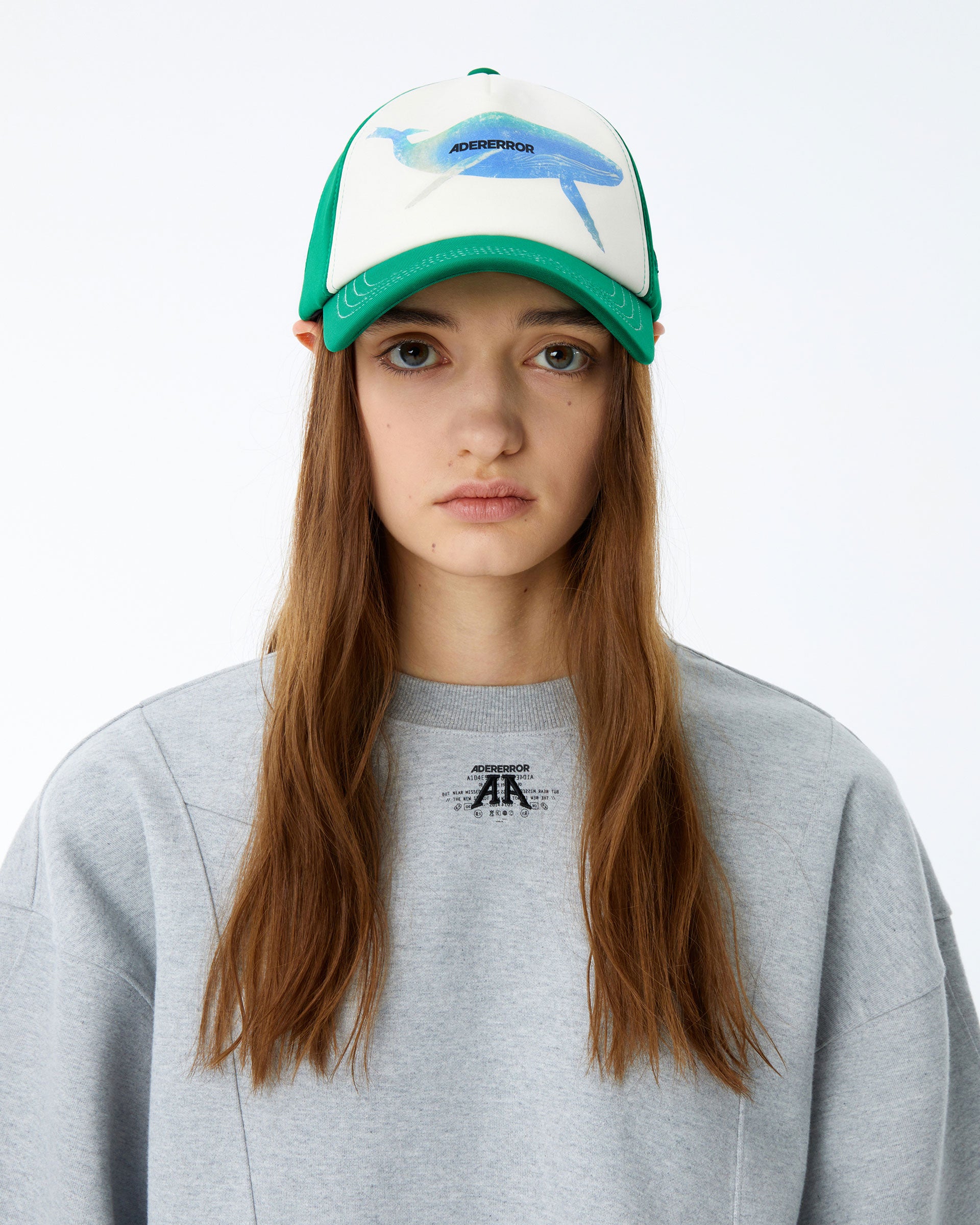 Ader Error - Blue whale cap (Green) product image 5 | TRAB K-Fashion Australia
