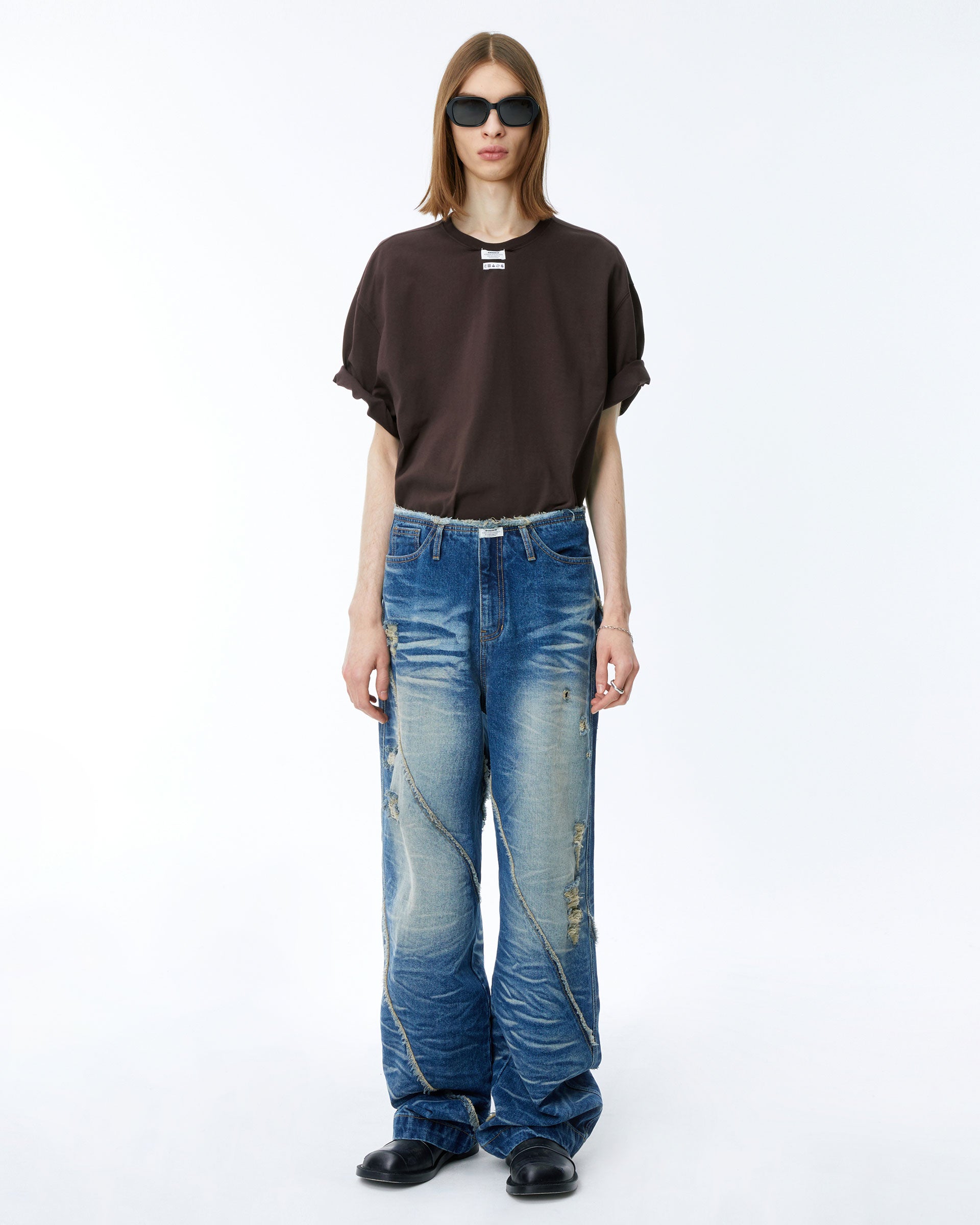 Ader Error - Ely jeans (Blue) product image 1 | TRAB K-Fashion Australia