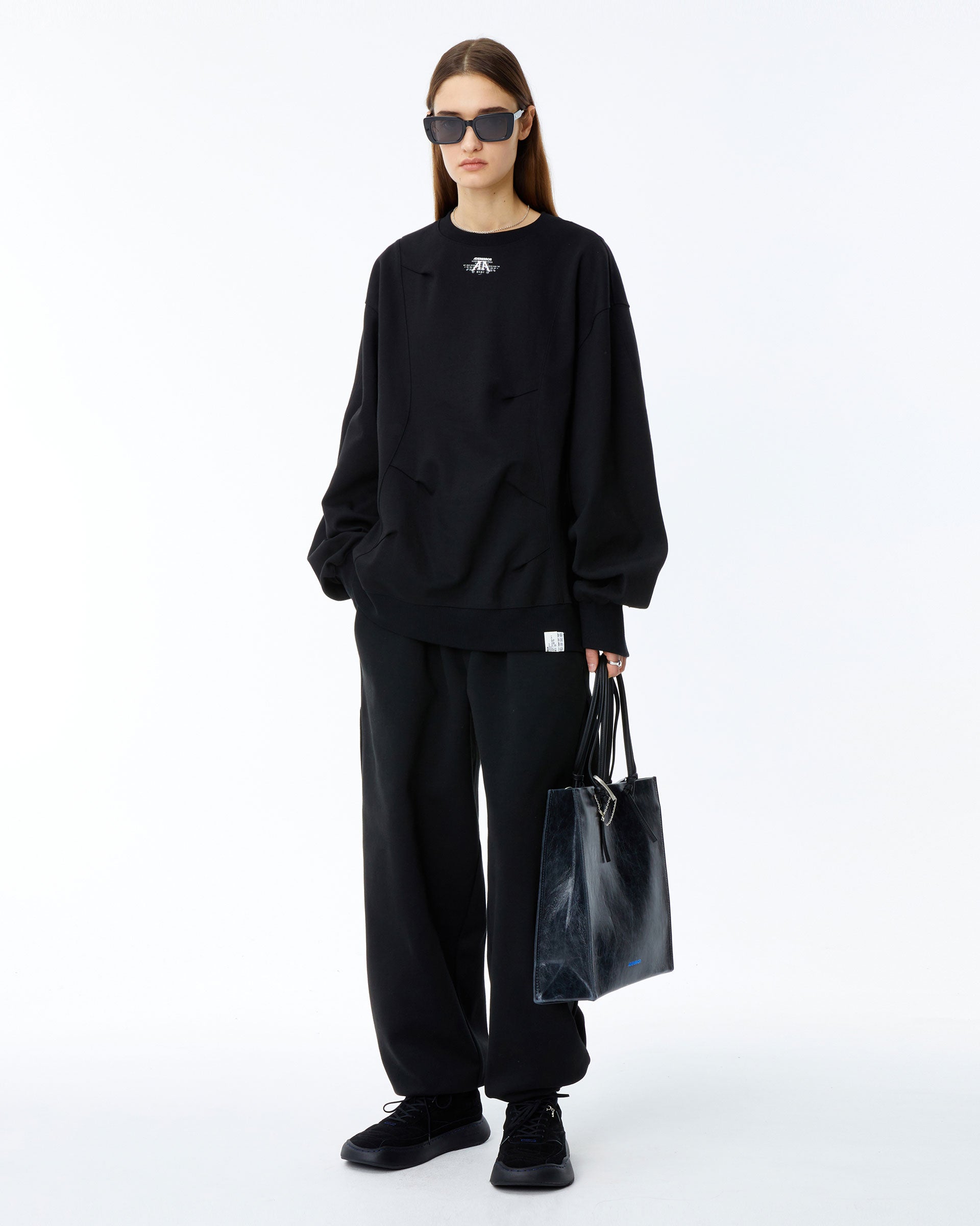 Ader Error - Nolc logo sweatshirt (Noir) product image 1 | TRAB K-Fashion Australia