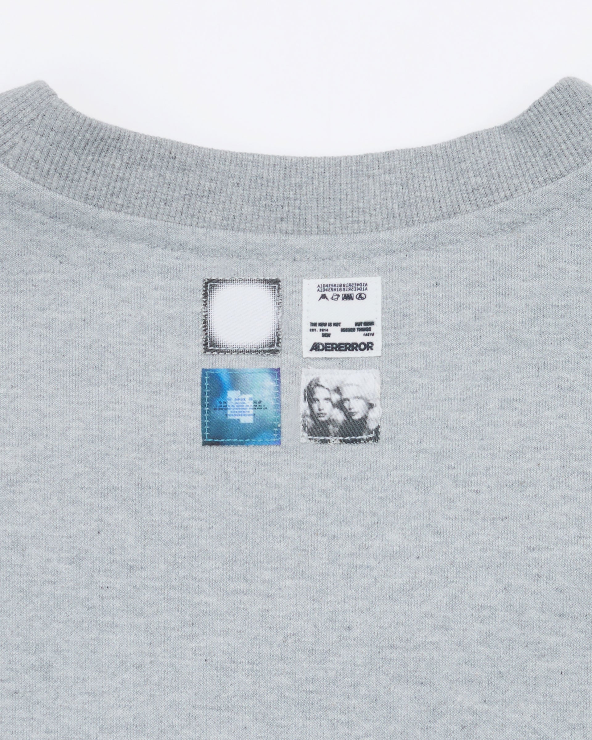 Ader Error - Nolc logo sweatshirt (Grey) product image 9 | TRAB K-Fashion Australia