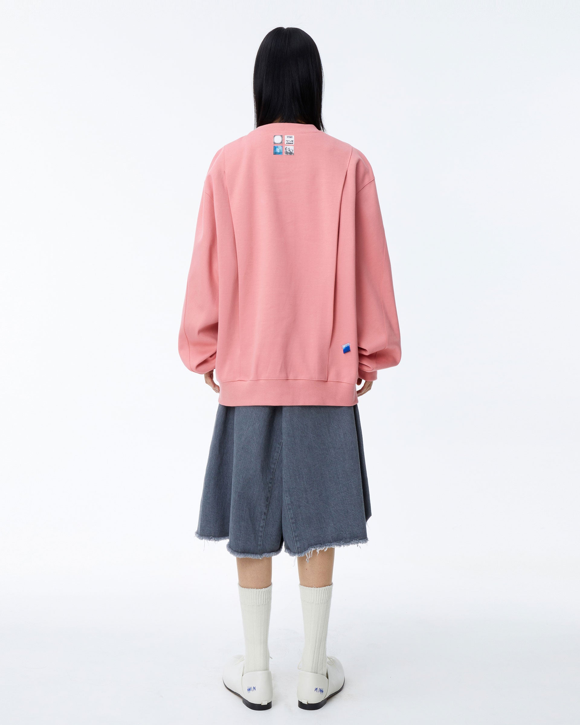 Ader Error - Nolc logo sweatshirt (Pink) product image 5 | TRAB K-Fashion Australia