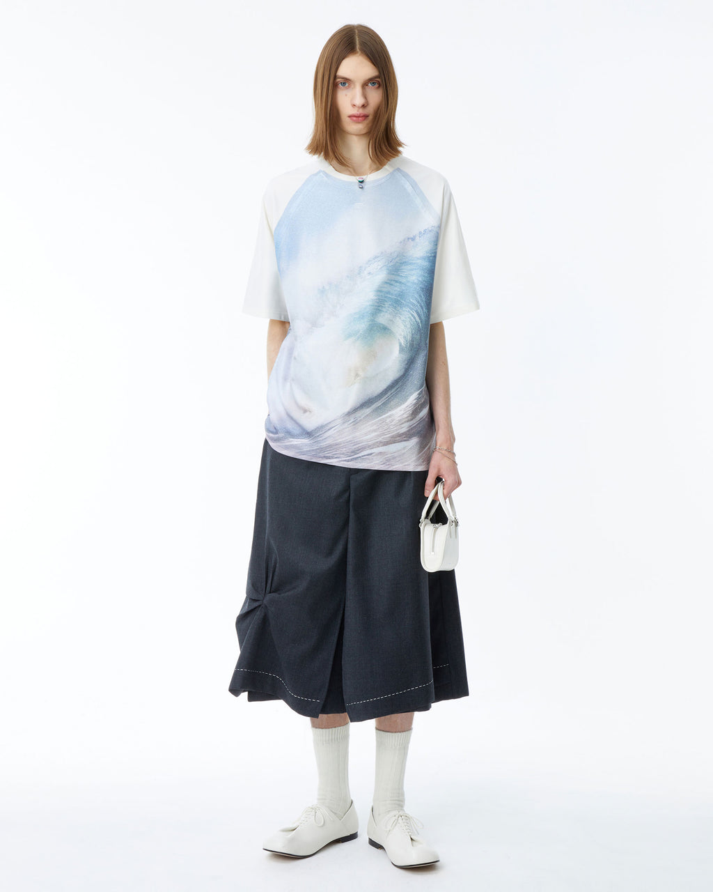 Ader Error - Furi t-shirt (Sky blue) product image 1 | TRAB K-Fashion Australia
