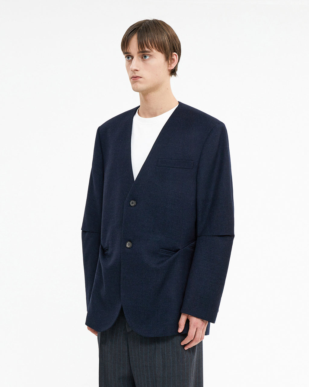 Ader Error - Ortei blazer (Navy) product image 4 | TRAB K-Fashion Australia