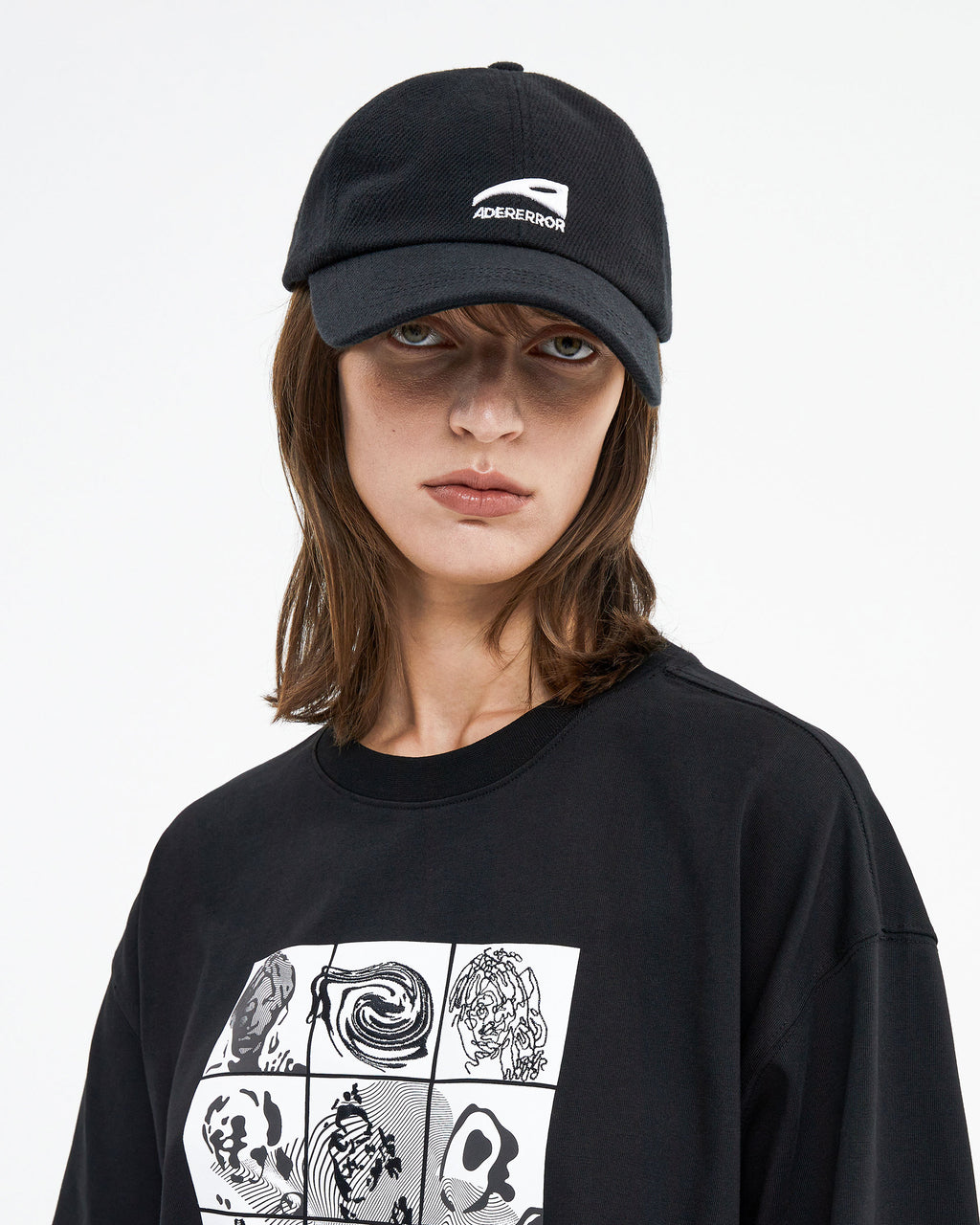 Ader Error - Enty logo cap (Noir) product image 8 | TRAB K-Fashion Australia