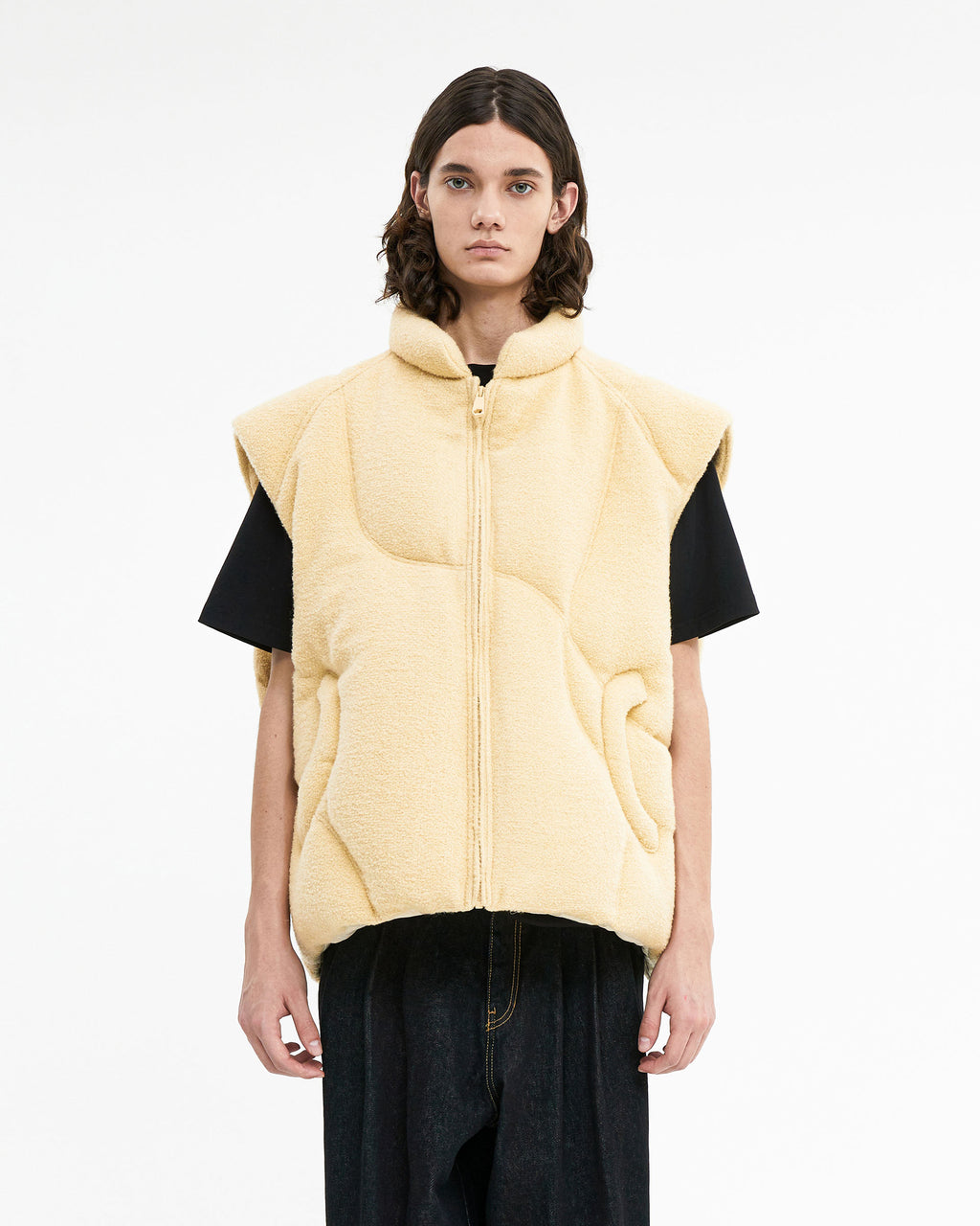 Ader Error - Clade puffer vest (Yellow) product image 3 | TRAB K-Fashion Australia