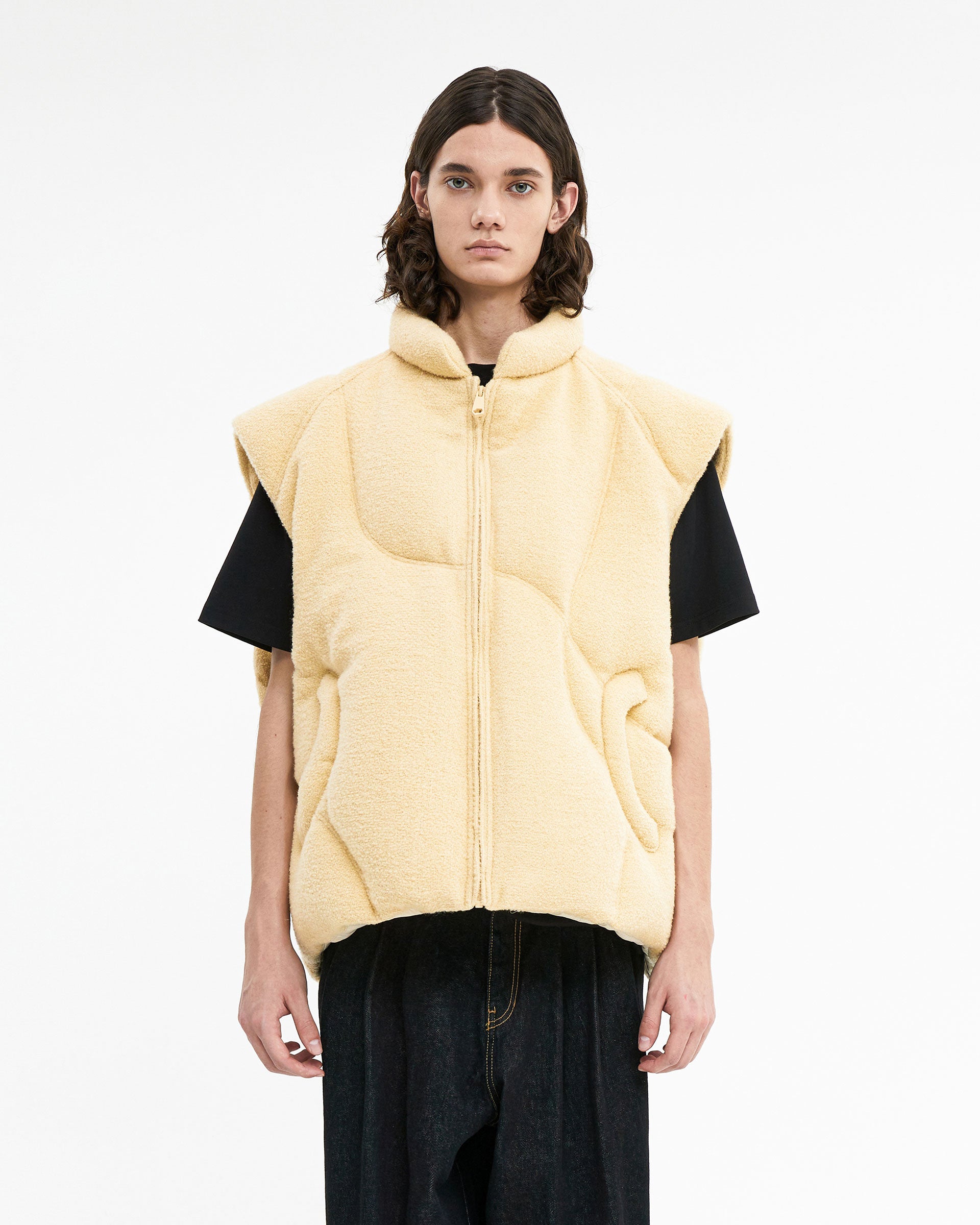 Ader Error - Clade puffer vest (Yellow) product image 3 | TRAB K-Fashion Australia