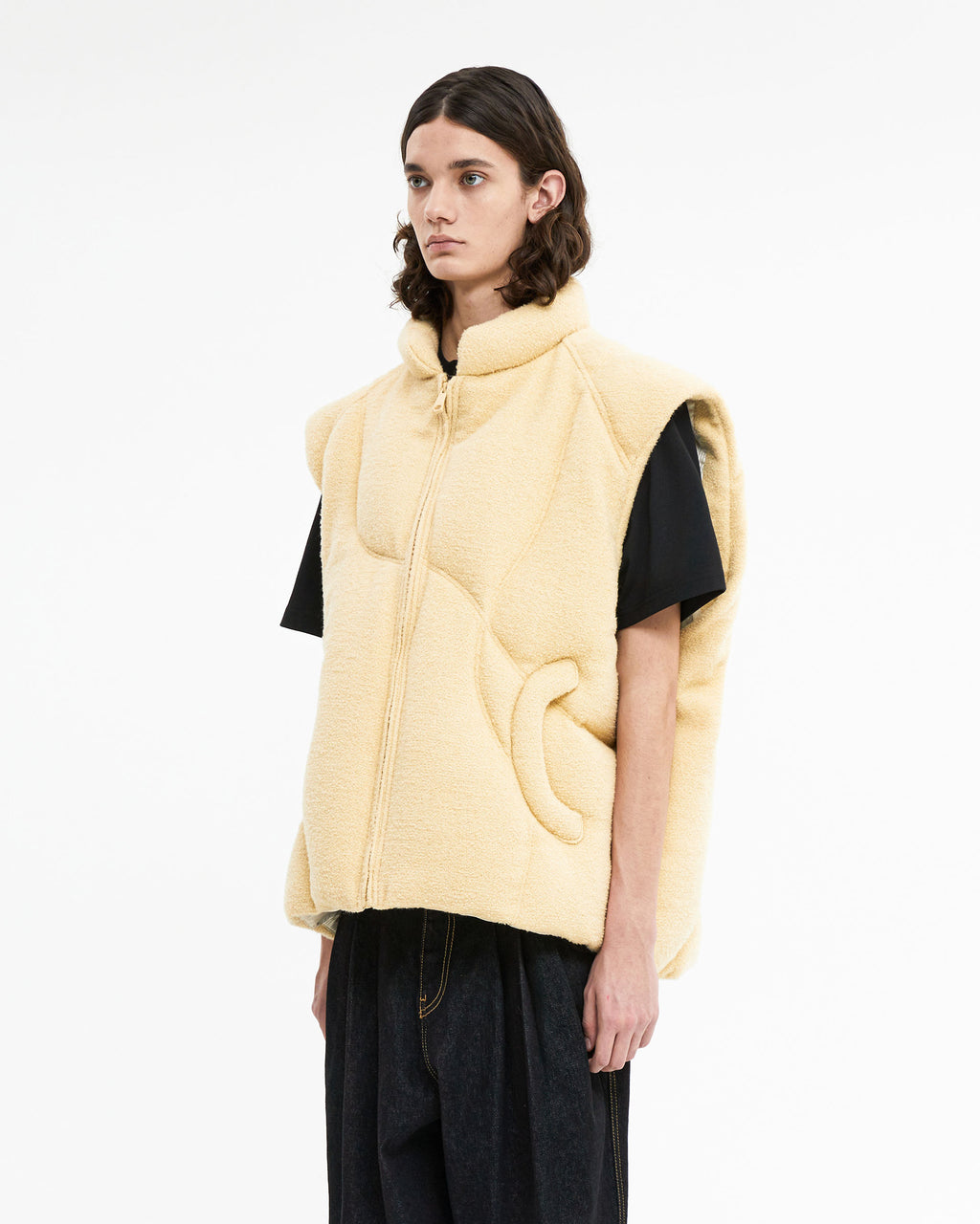 Ader Error - Clade puffer vest (Yellow) product image 4 | TRAB K-Fashion Australia