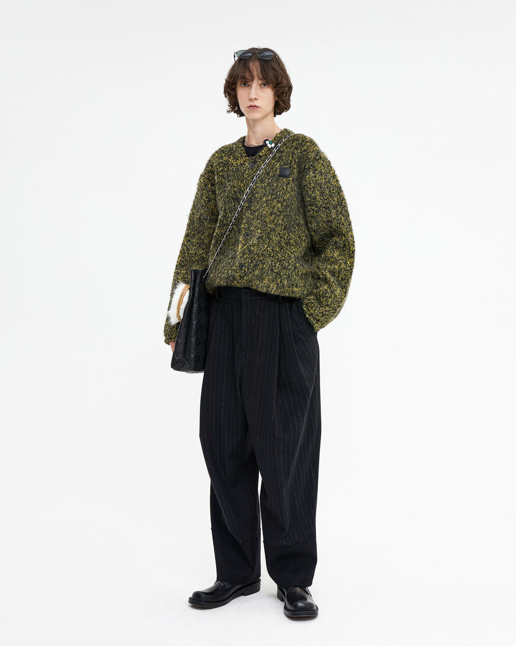 Ader Error - Mingle cardigan (Noir) product image 2 | TRAB K-Fashion Australia