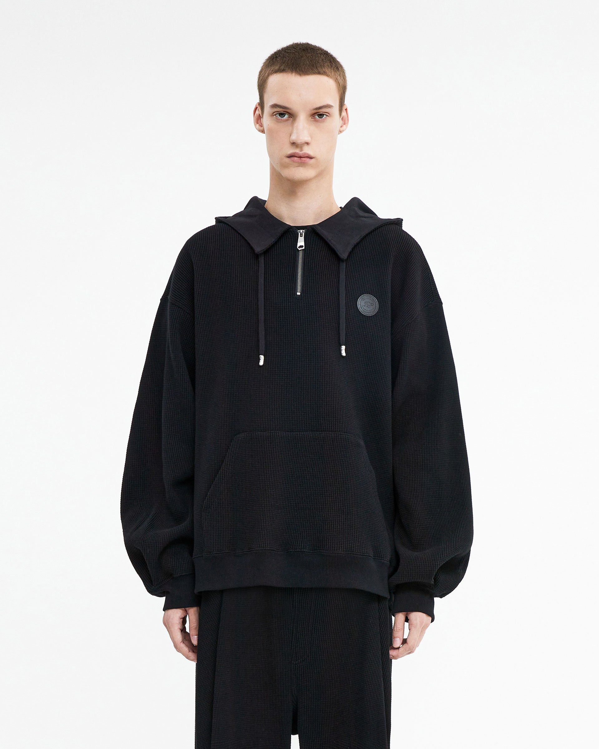 Ader Error - Speric logo hoodie (Noir) product image 2 | TRAB K-Fashion Australia