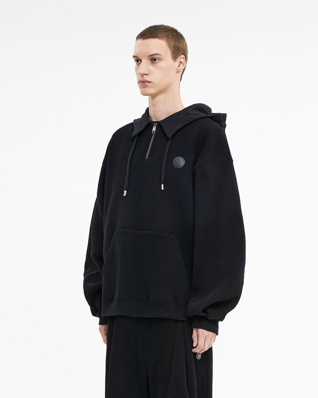 Ader Error - Speric logo hoodie (Noir) product image 3 | TRAB K-Fashion Australia