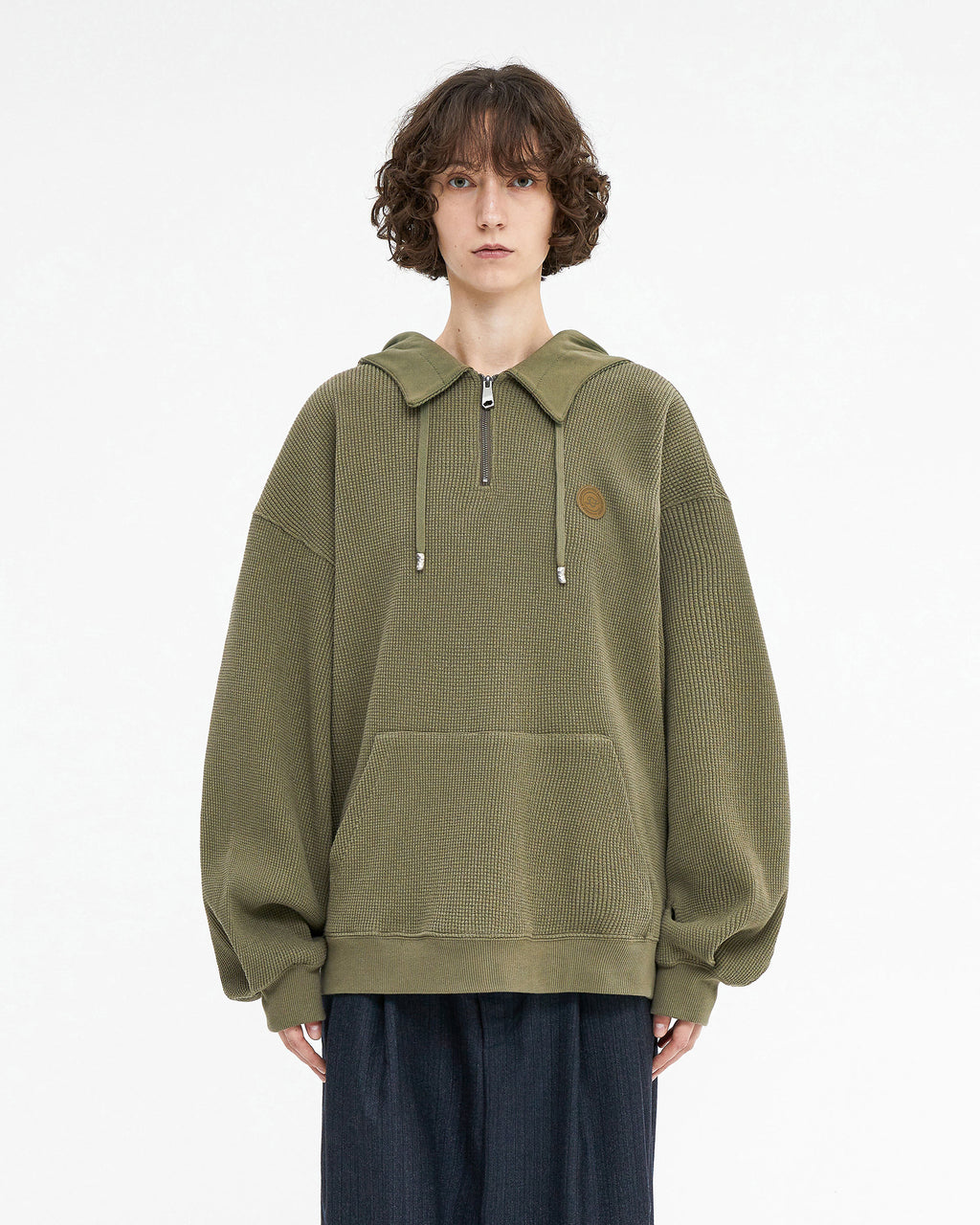 Ader Error - Speric logo hoodie (Brown) product image 2 | TRAB K-Fashion Australia