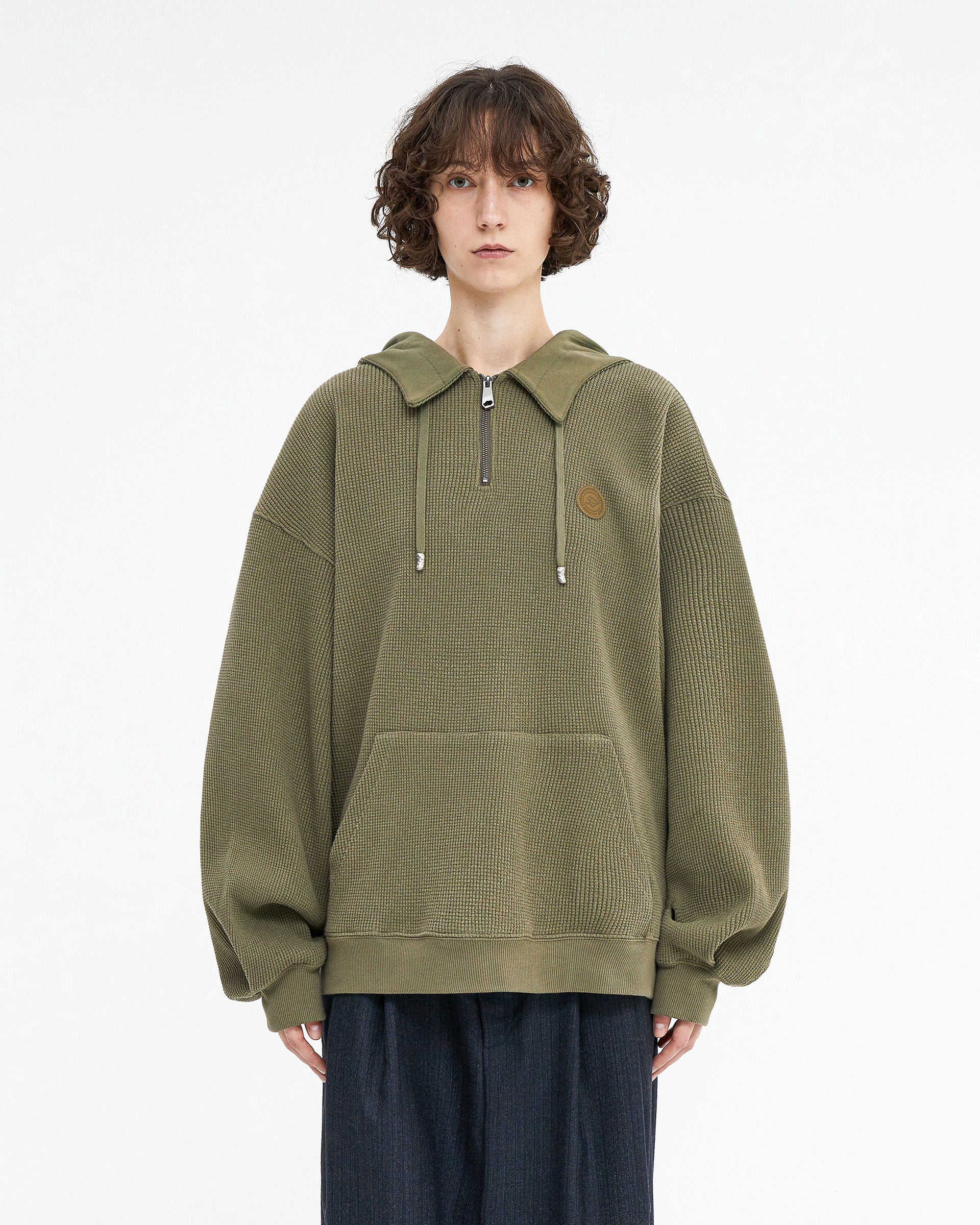 Ader Error - Speric logo hoodie (Brown) product image 2 | TRAB K-Fashion Australia