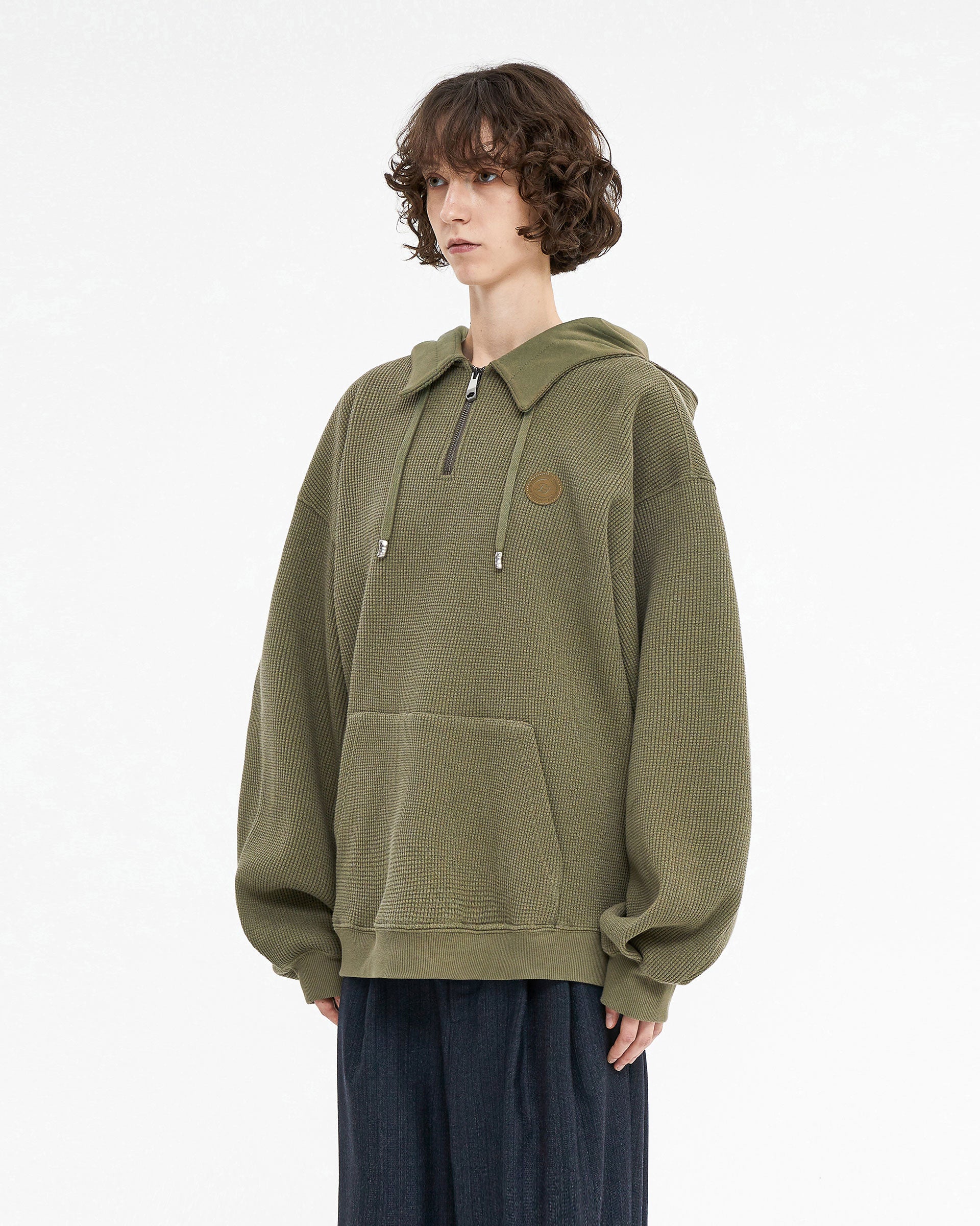 Ader Error - Speric logo hoodie (Brown) product image 3 | TRAB K-Fashion Australia
