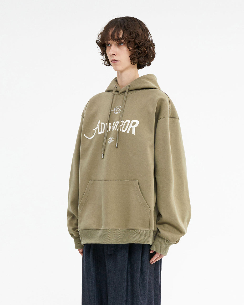 Ader Error - Verif logo hoodie (Beige) product image 3 | TRAB K-Fashion Australia