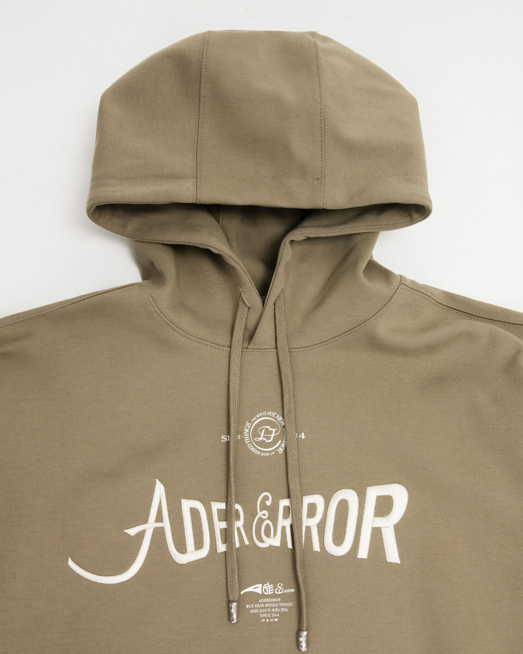 Ader Error - Verif logo hoodie (Beige) product image 5 | TRAB K-Fashion Australia