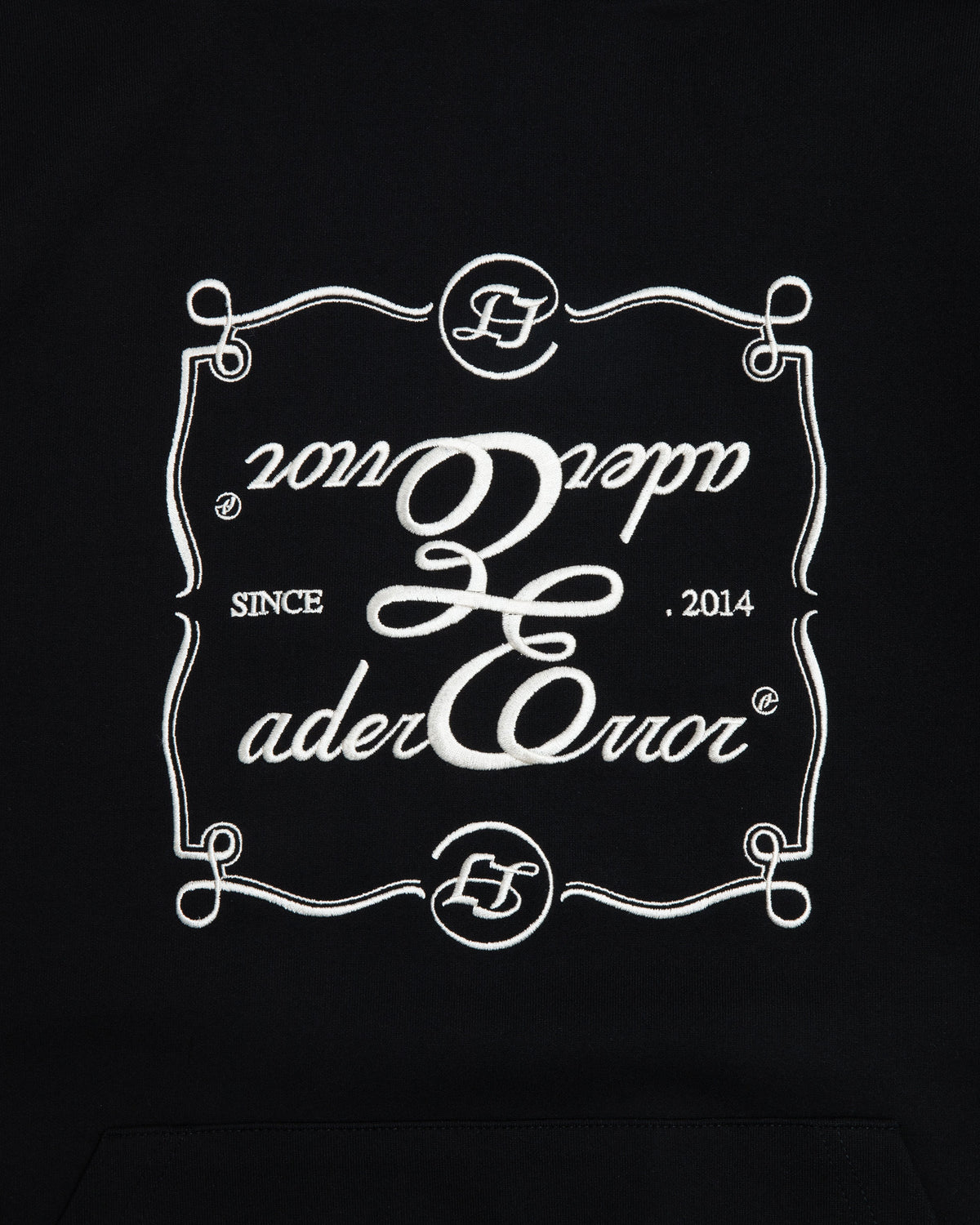 Ader Error - Decal logo hoodie (Noir) product image 6 | TRAB K-Fashion Australia