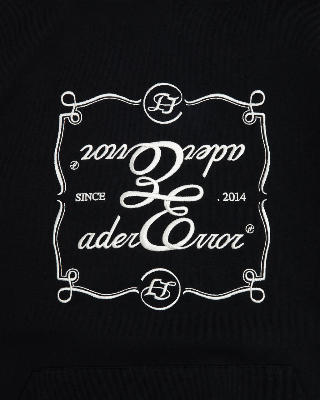 Ader Error - Decal logo hoodie (Noir) product image 6 | TRAB K-Fashion Australia