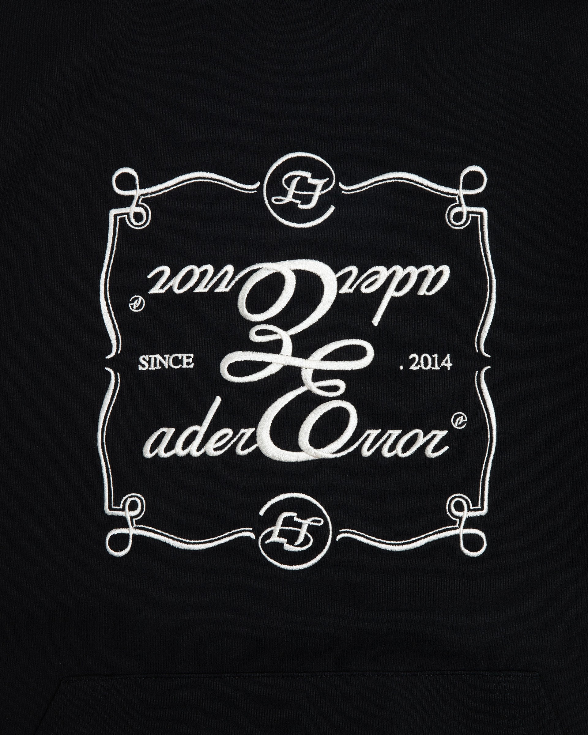 Ader Error - Decal logo hoodie (Noir) product image 6 | TRAB K-Fashion Australia