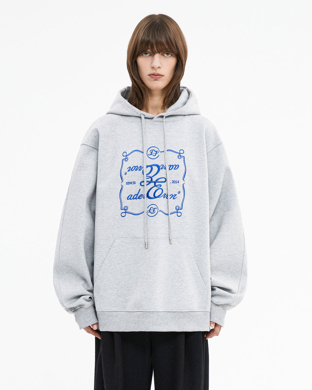 Ader Error - Decal logo hoodie (Grey) product image 2 | TRAB K-Fashion Australia
