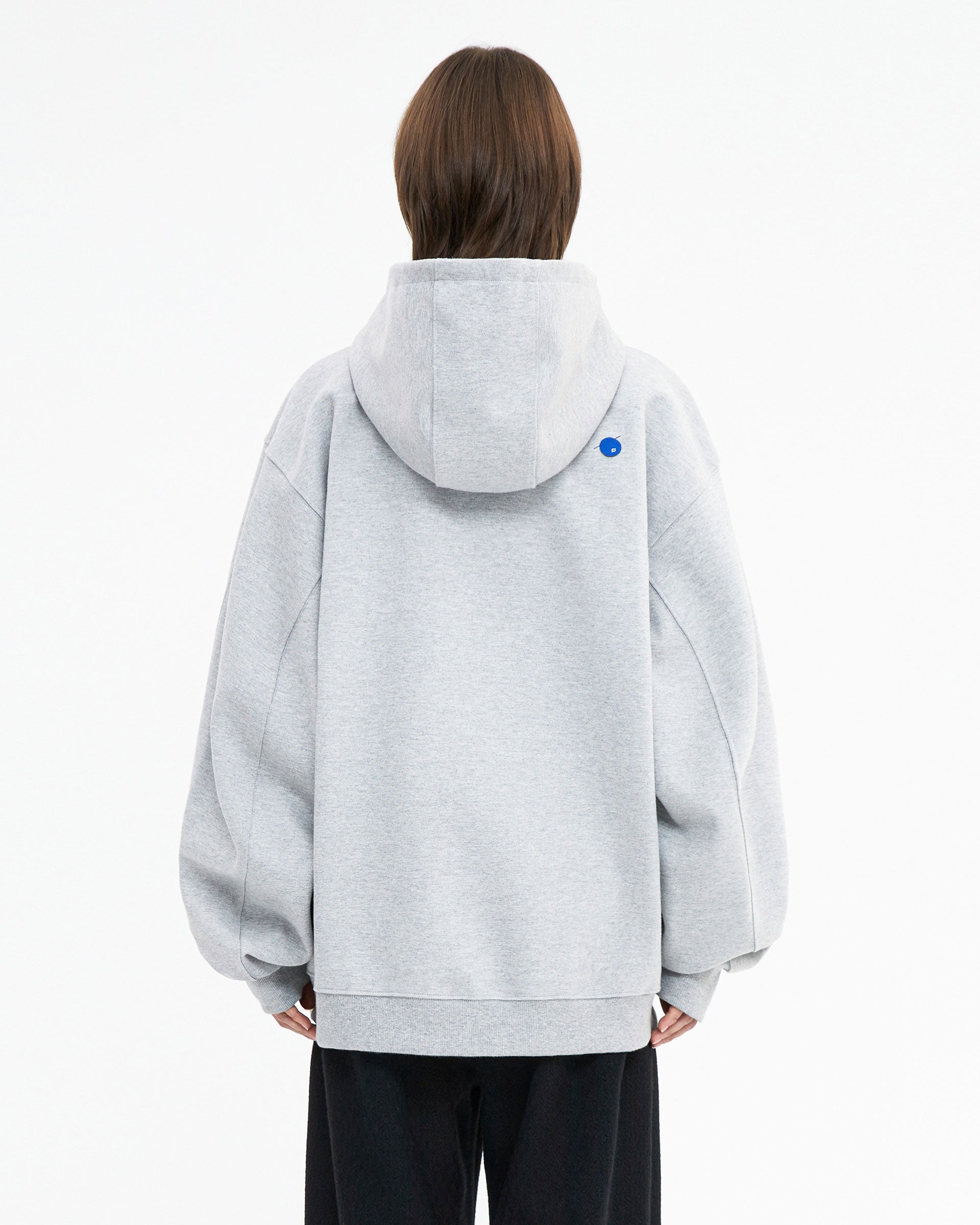 Ader Error - Decal logo hoodie (Grey) product image 4 | TRAB K-Fashion Australia