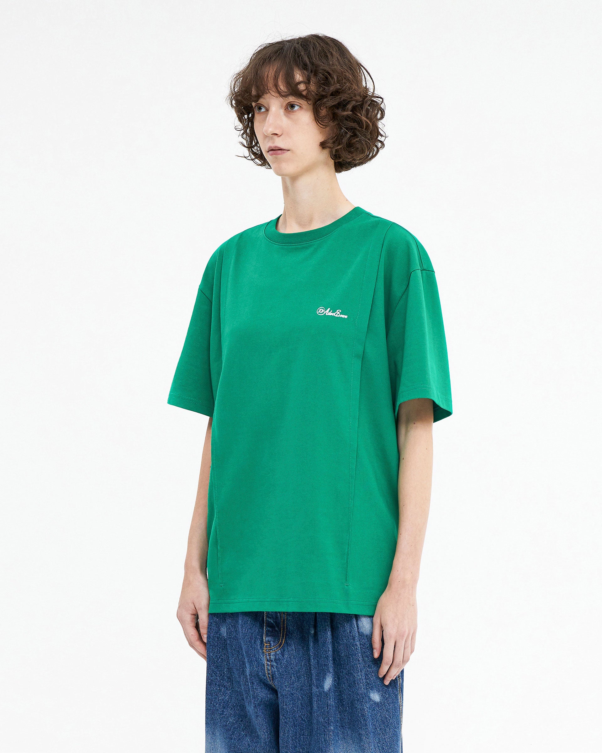 Ader Error - Fluic logo t-shirt (Green) product image 3 | TRAB K-Fashion Australia