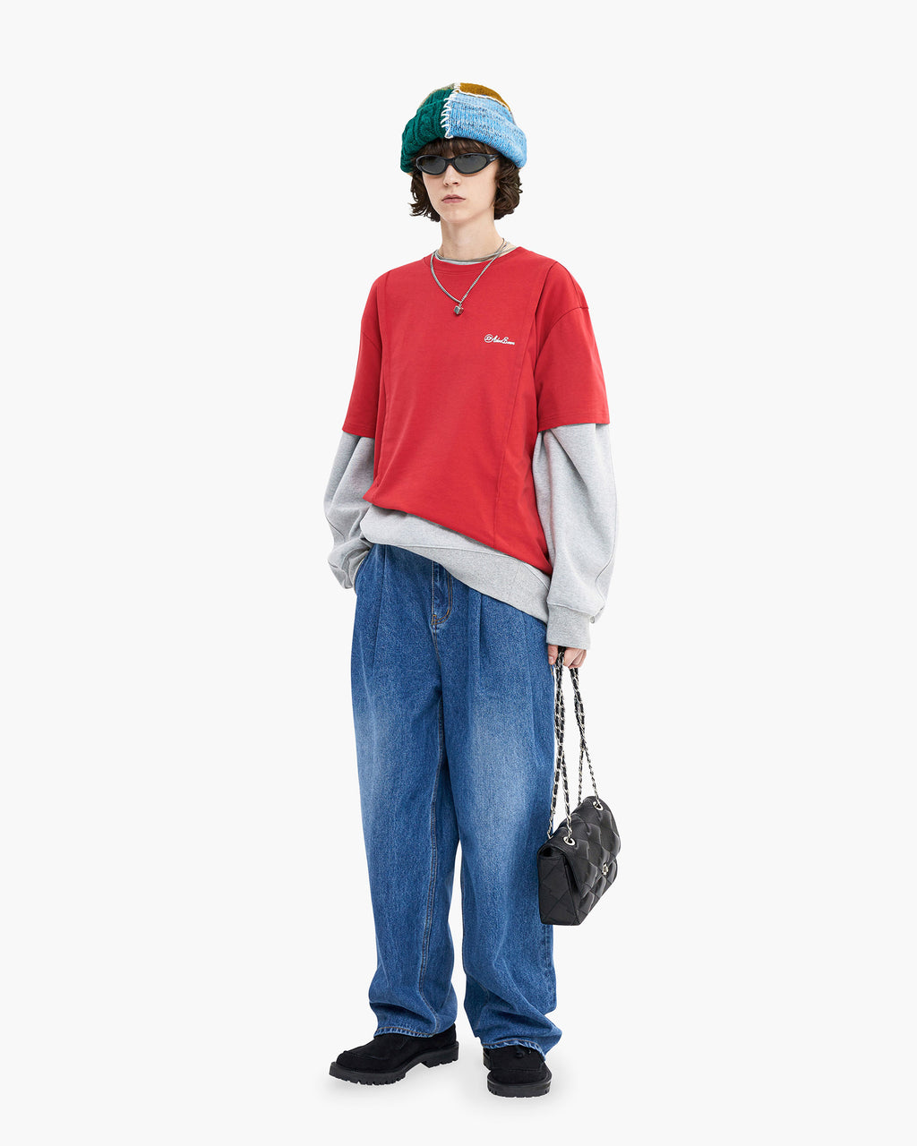 Ader Error - Fluic logo t-shirt (Red) product image 1 | TRAB K-Fashion Australia