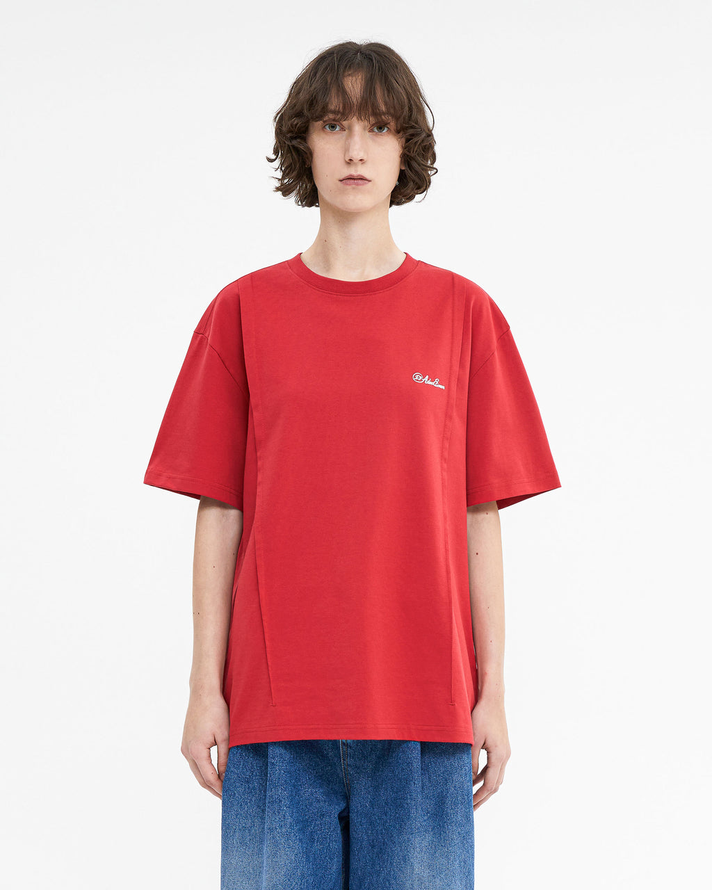 Ader Error - Fluic logo t-shirt (Red) product image 2 | TRAB K-Fashion Australia