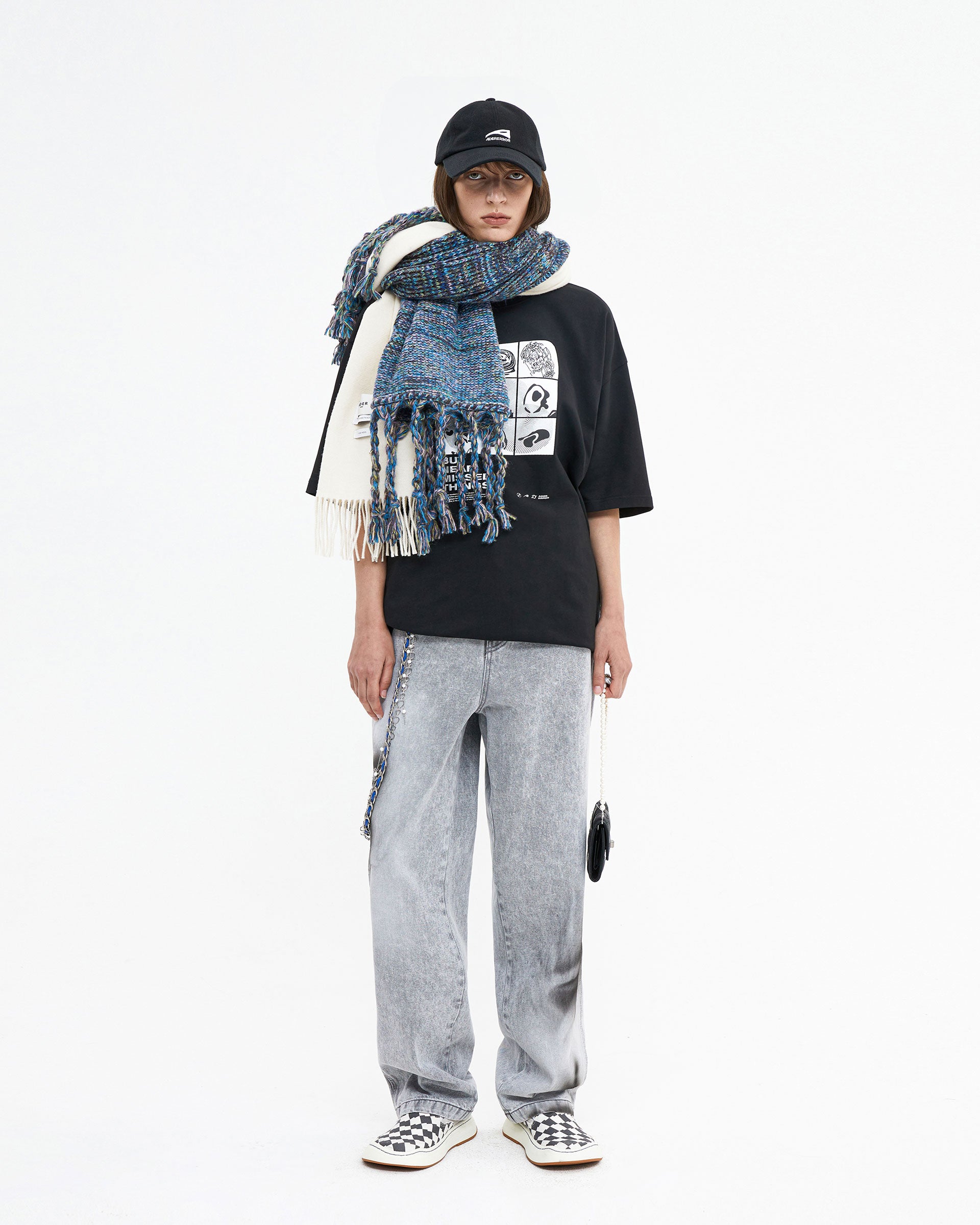 Ader Error - Topian t-shirt (Noir) product image 1 | TRAB K-Fashion Australia