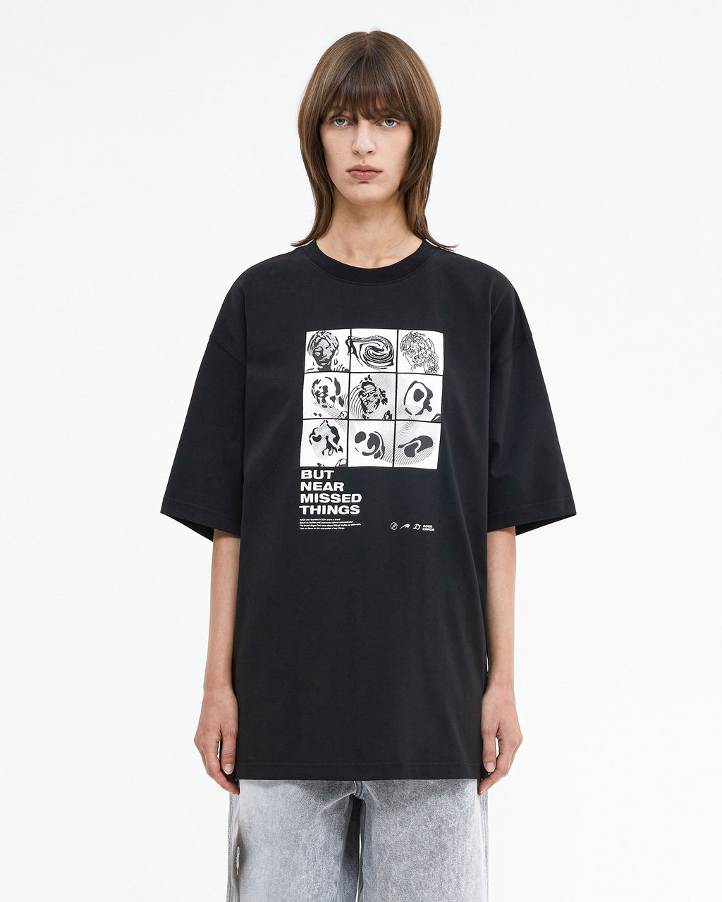 Ader Error - Topian t-shirt (Noir) product image 2 | TRAB K-Fashion Australia