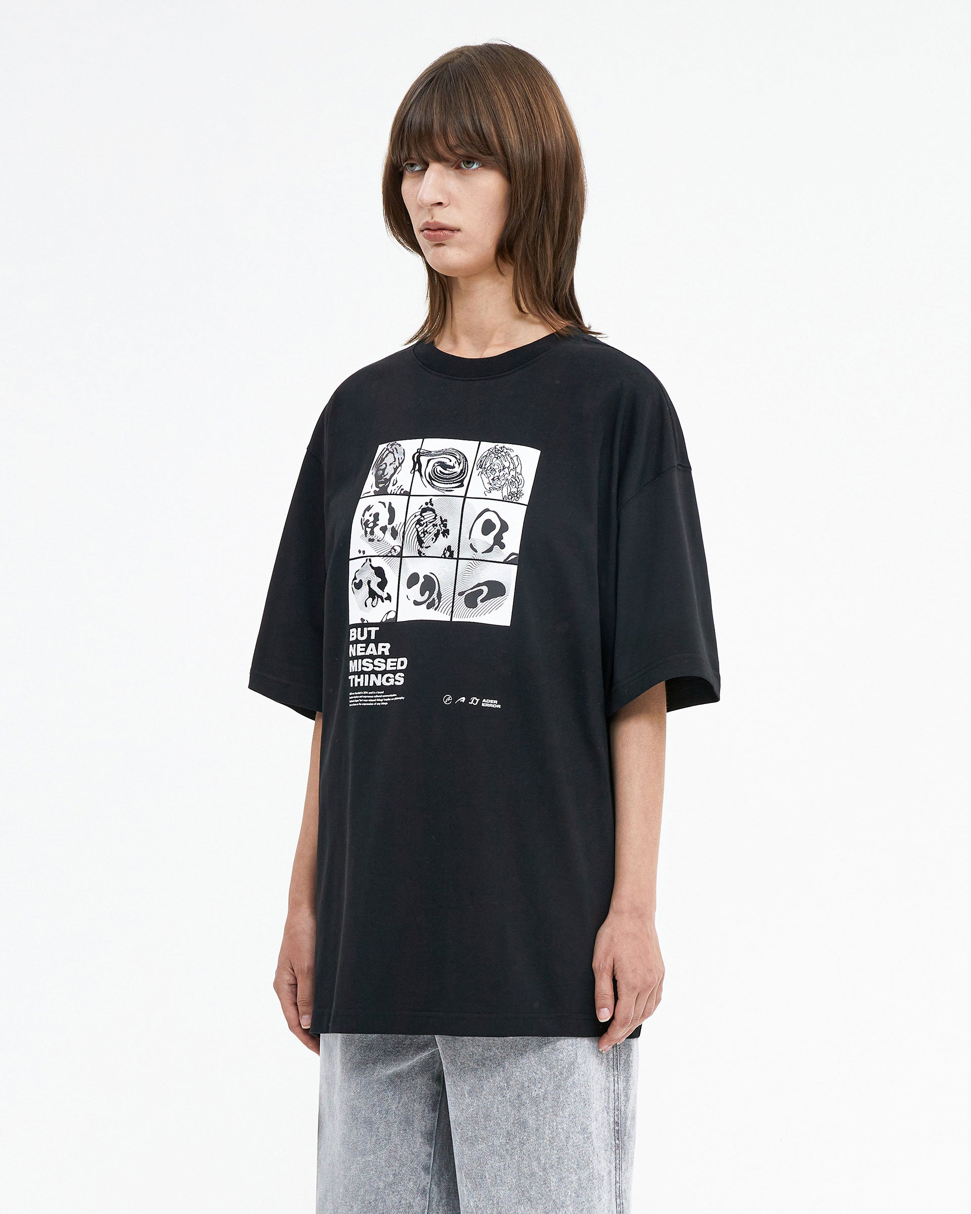 Ader Error - Topian t-shirt (Noir) product image 3 | TRAB K-Fashion Australia