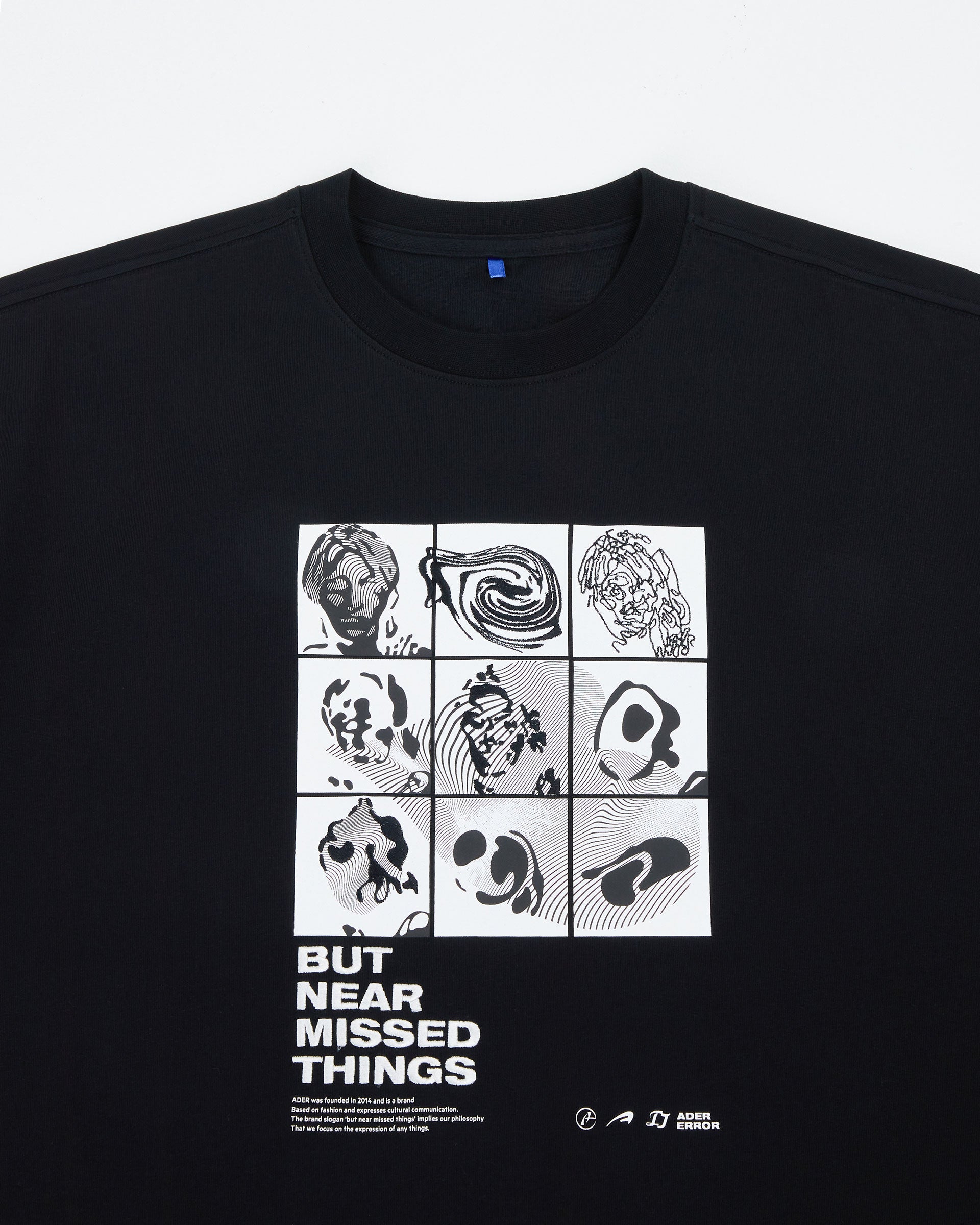 Ader Error - Topian t-shirt (Noir) product image 5 | TRAB K-Fashion Australia