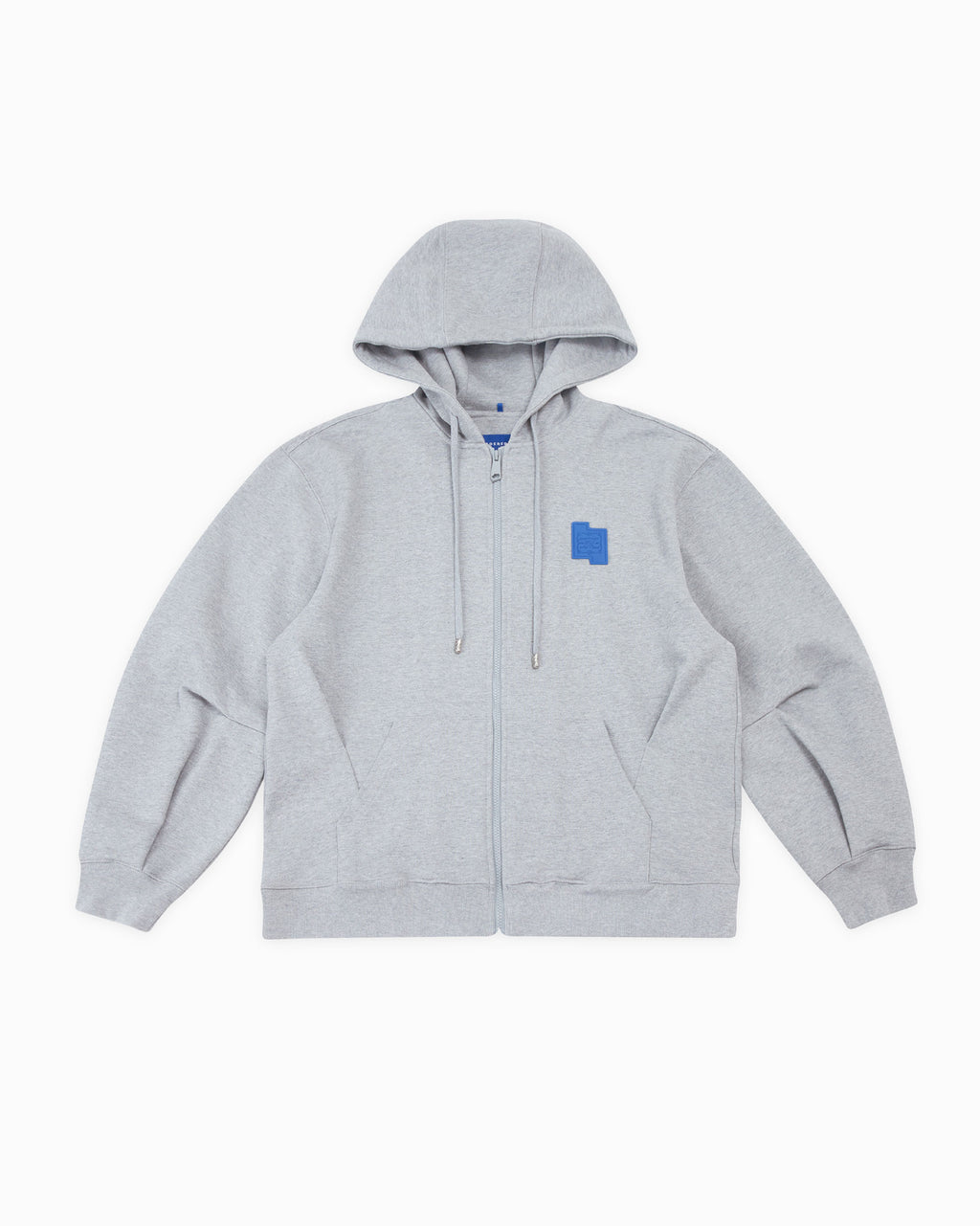 Ader Error - TRS decal hoodie zip-up (Grey) product image 11 | TRAB K-Fashion Australia