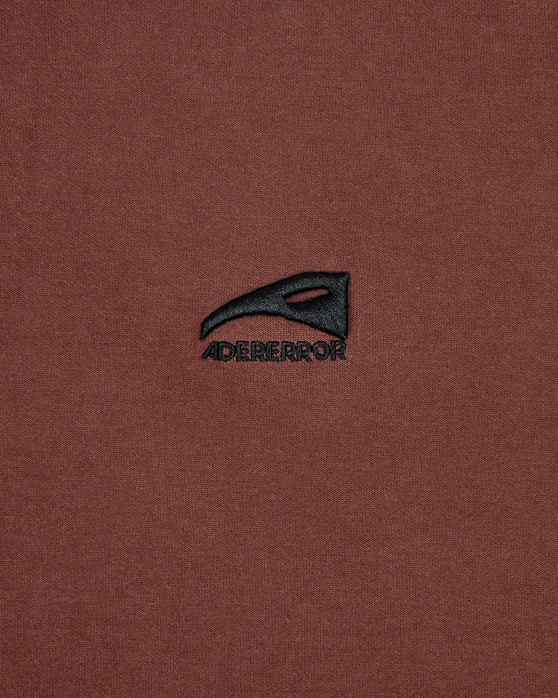 Ader Error - Enty logo hoodie zip-up (Burgundy) product image 6 | TRAB K-Fashion Australia