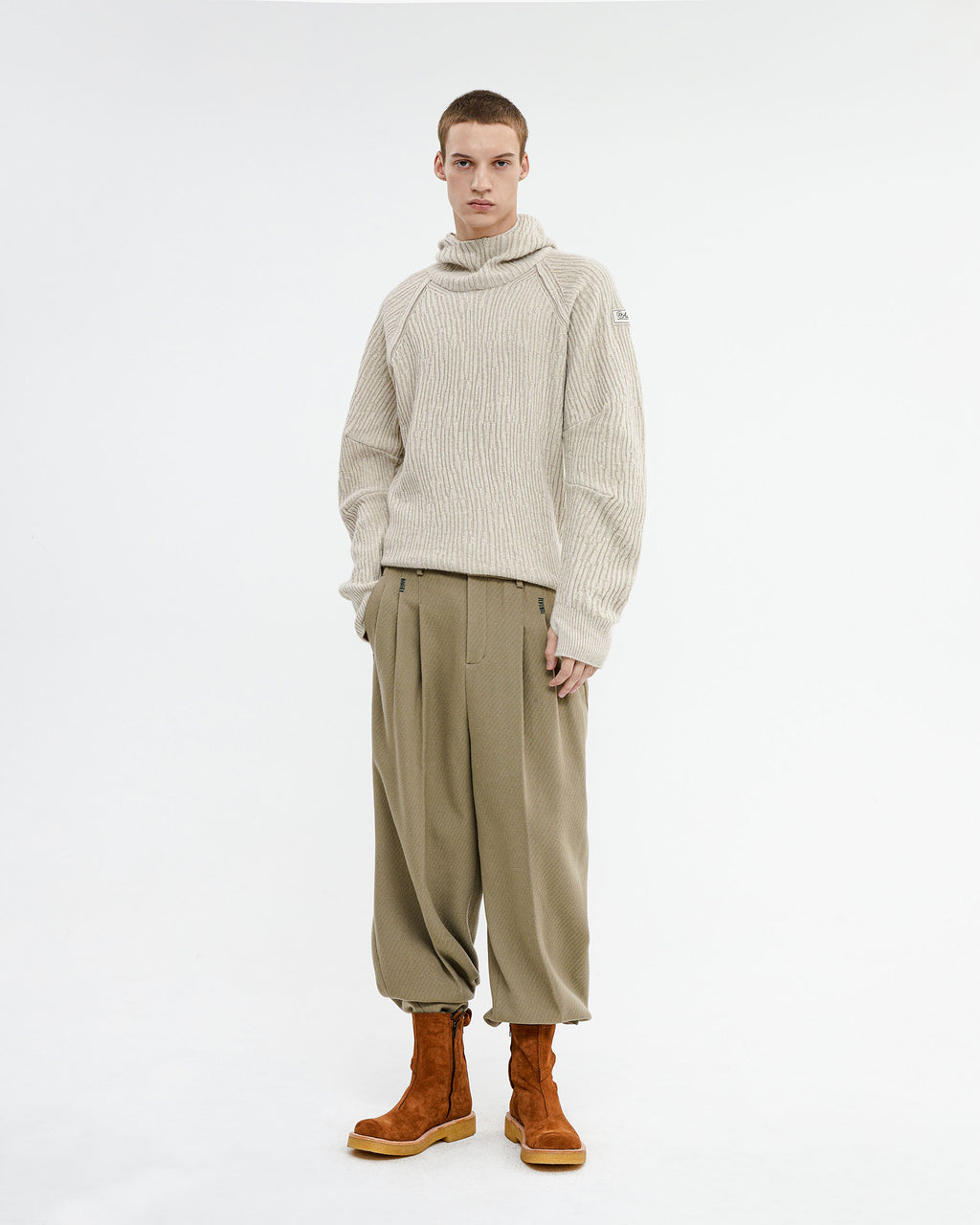 Ader Error - Clava knit (Beige) product image 1 | TRAB K-Fashion Australia