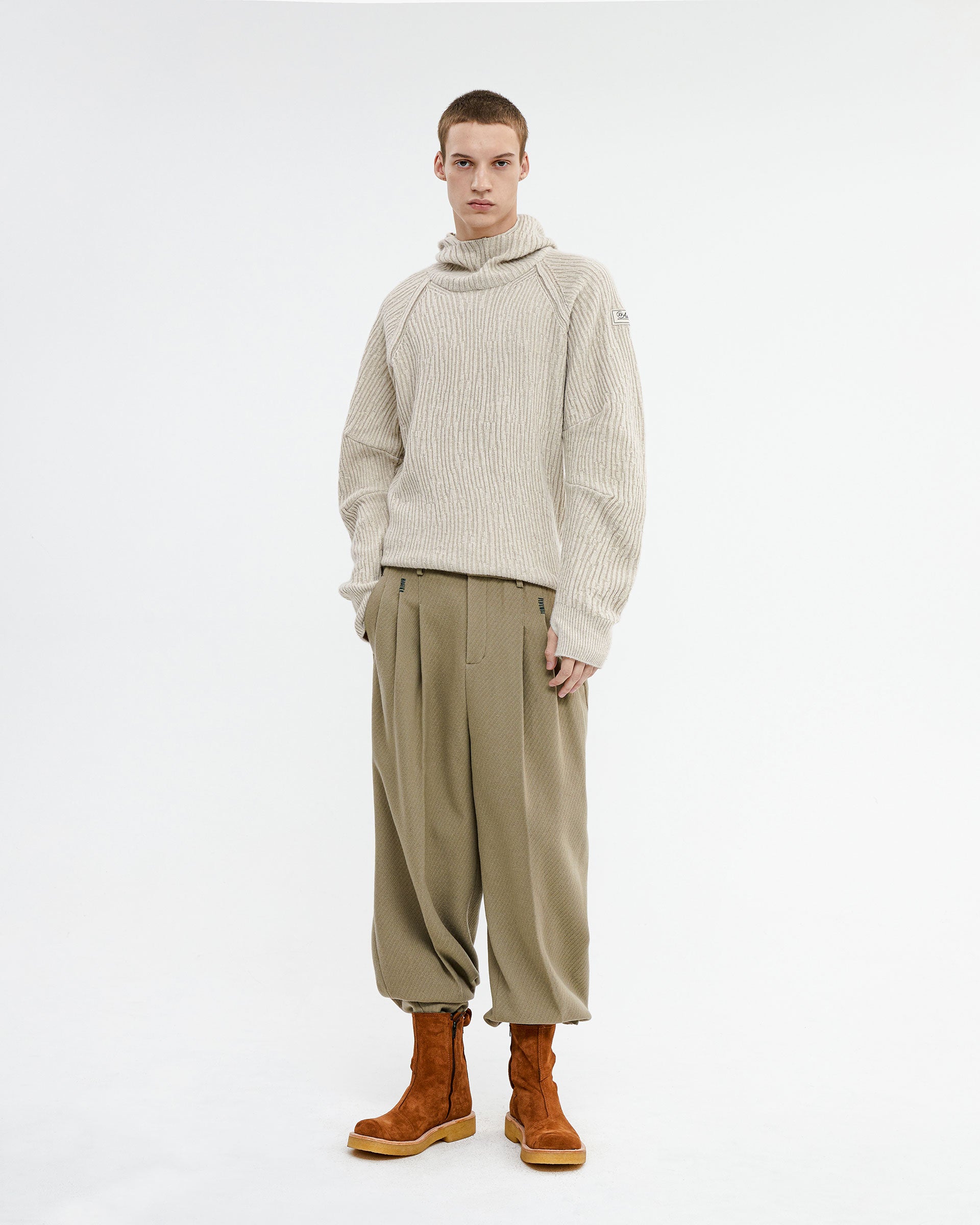 Ader Error - Clava knit (Beige) product image 1 | TRAB K-Fashion Australia