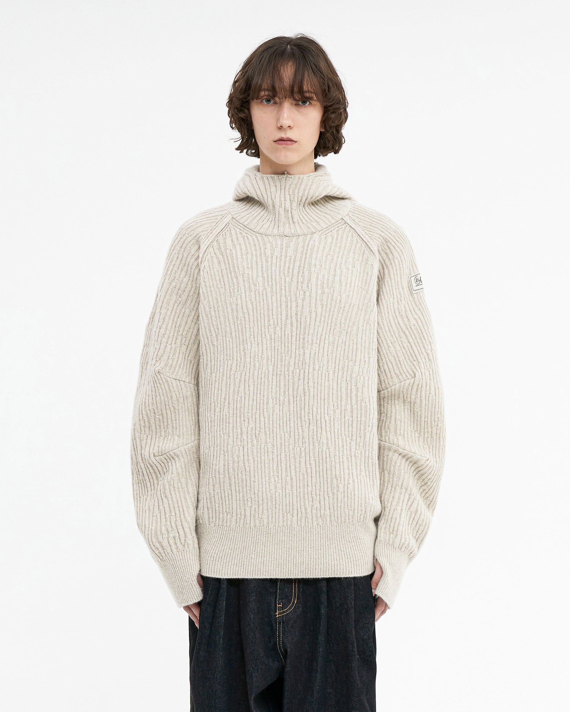 Ader Error - Clava knit (Beige) product image 3 | TRAB K-Fashion Australia