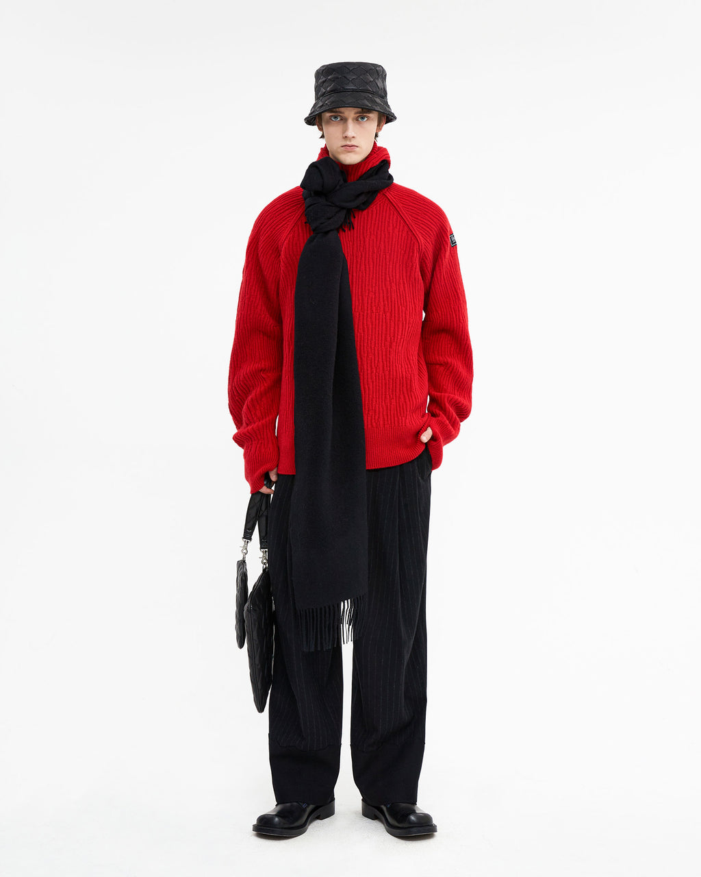 Ader Error - Clava knit (Red) product image 1 | TRAB K-Fashion Australia