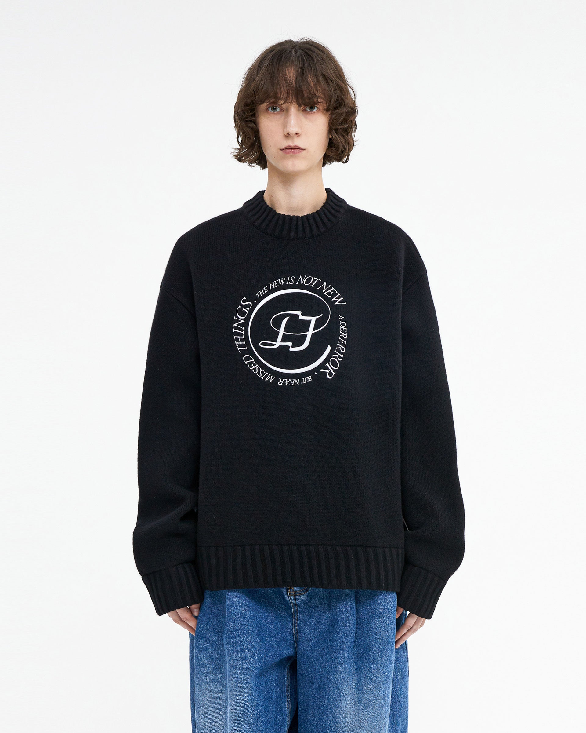 Ader Error - Speric logo knit (Noir) product image 2 | TRAB K-Fashion Australia