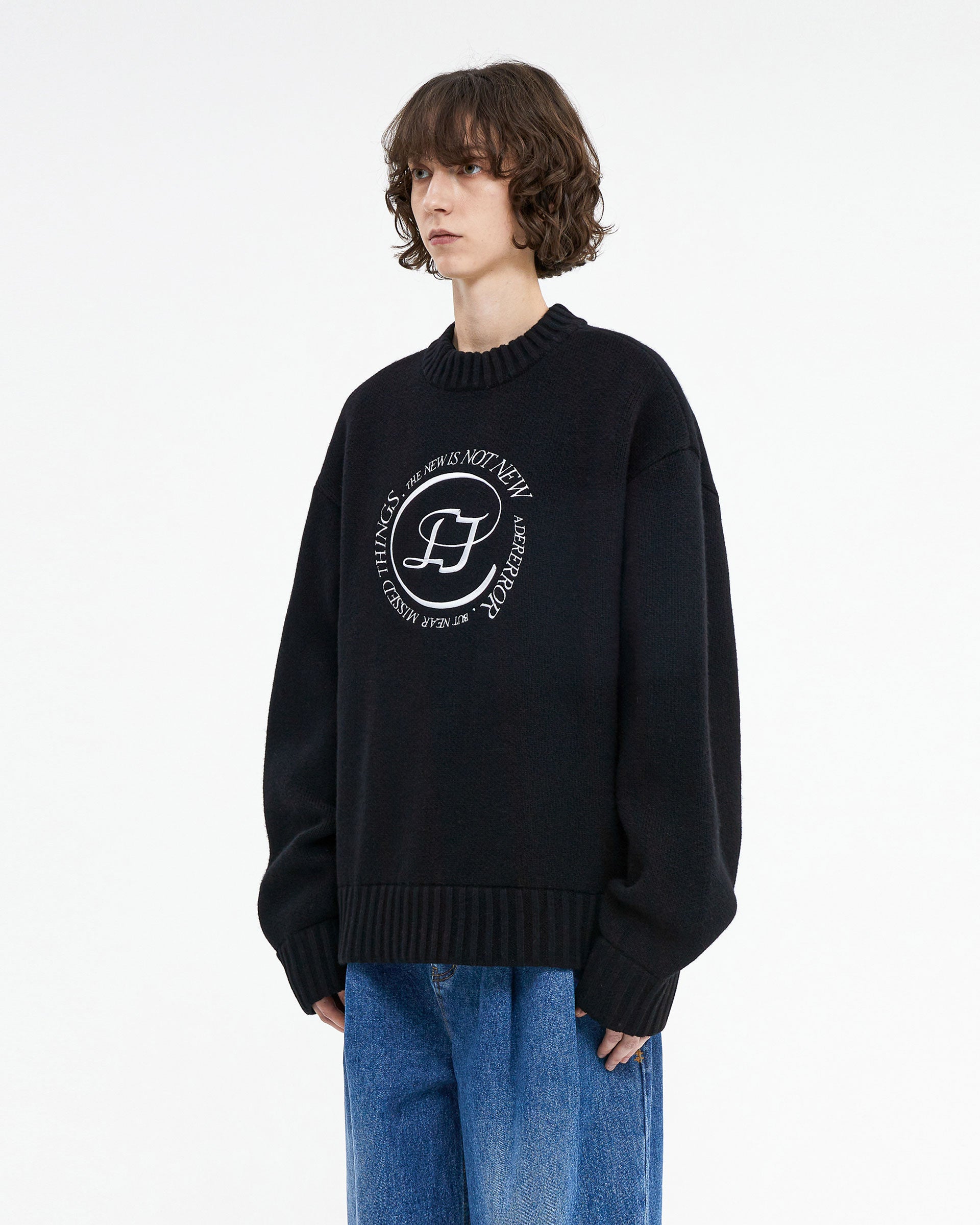 Ader Error - Speric logo knit (Noir) product image 3 | TRAB K-Fashion Australia