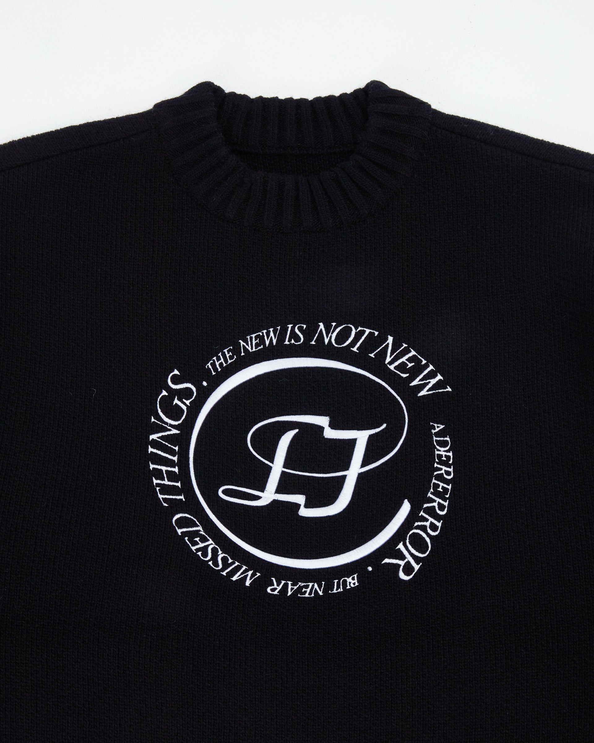 Ader Error - Speric logo knit (Noir) product image 5 | TRAB K-Fashion Australia